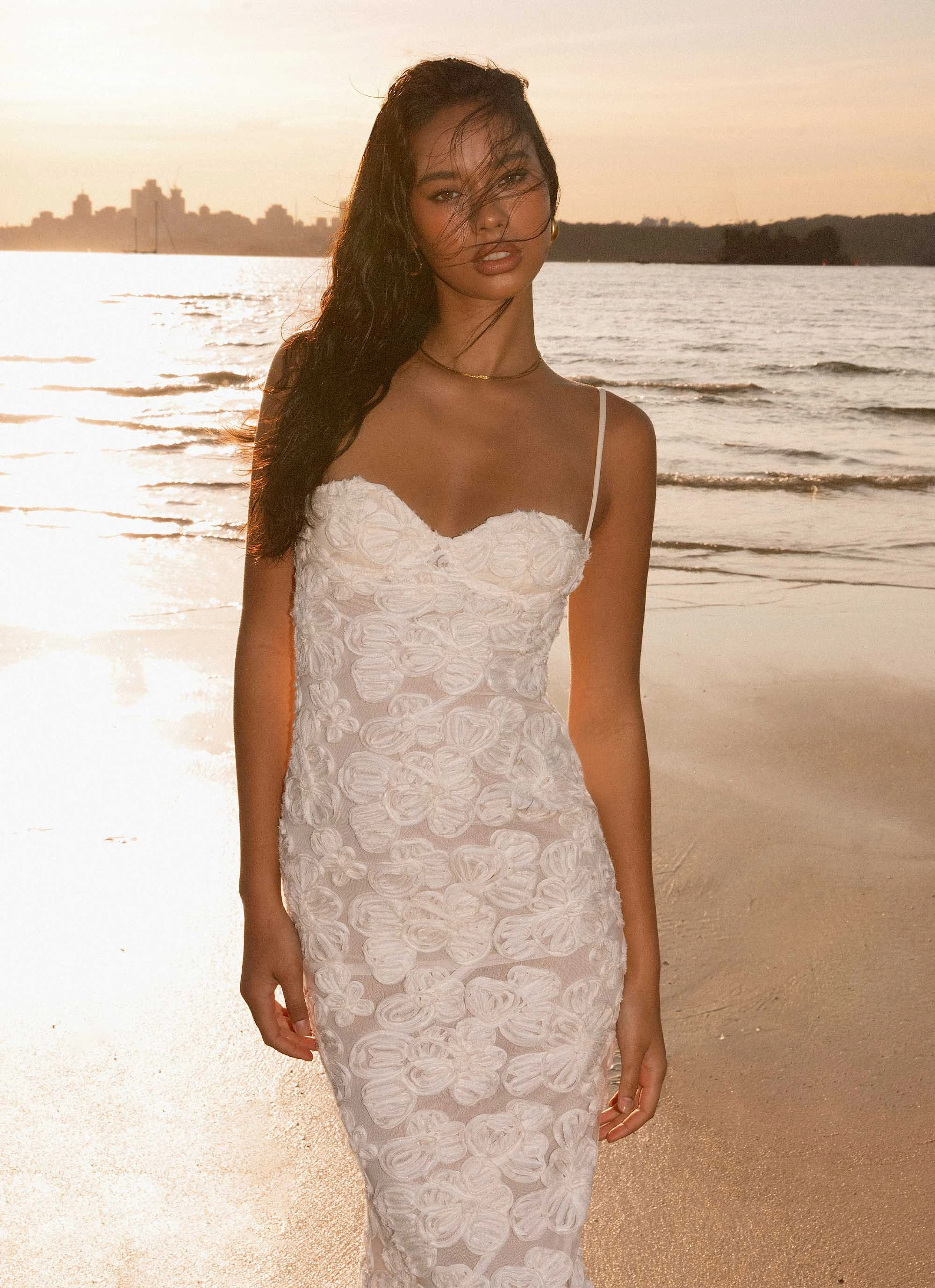 Simple Mood Studio Style That Girl Maxi Dress - Ivory