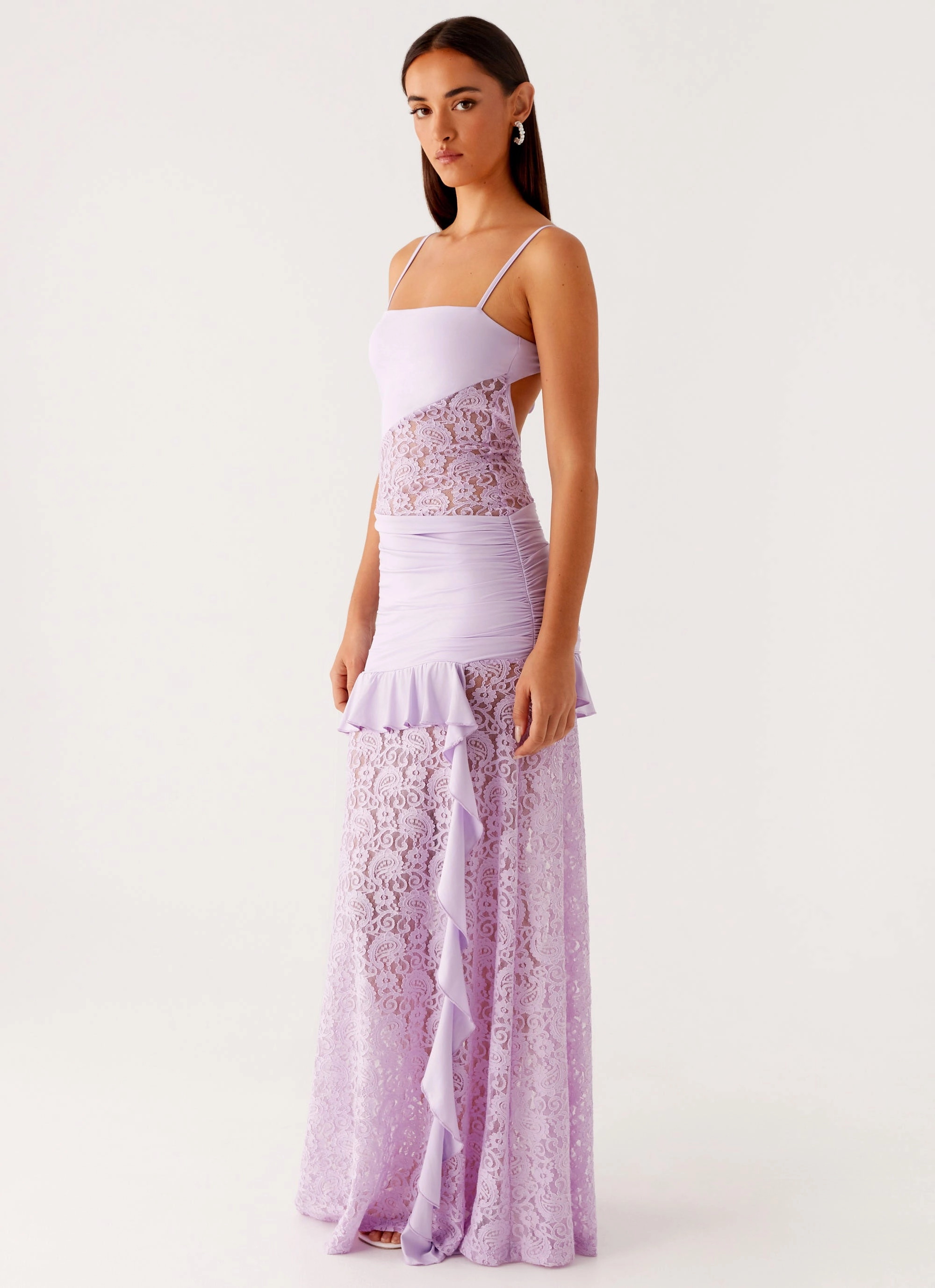 New Romance Maxi Dress - Lilac Soft Appeal Neutral Mood