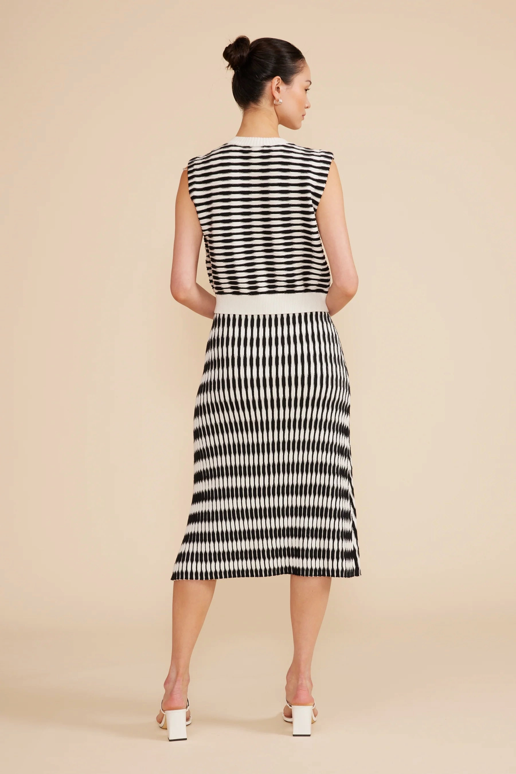 Quick-Dry Fabric slim fit Newport Knit Skirt