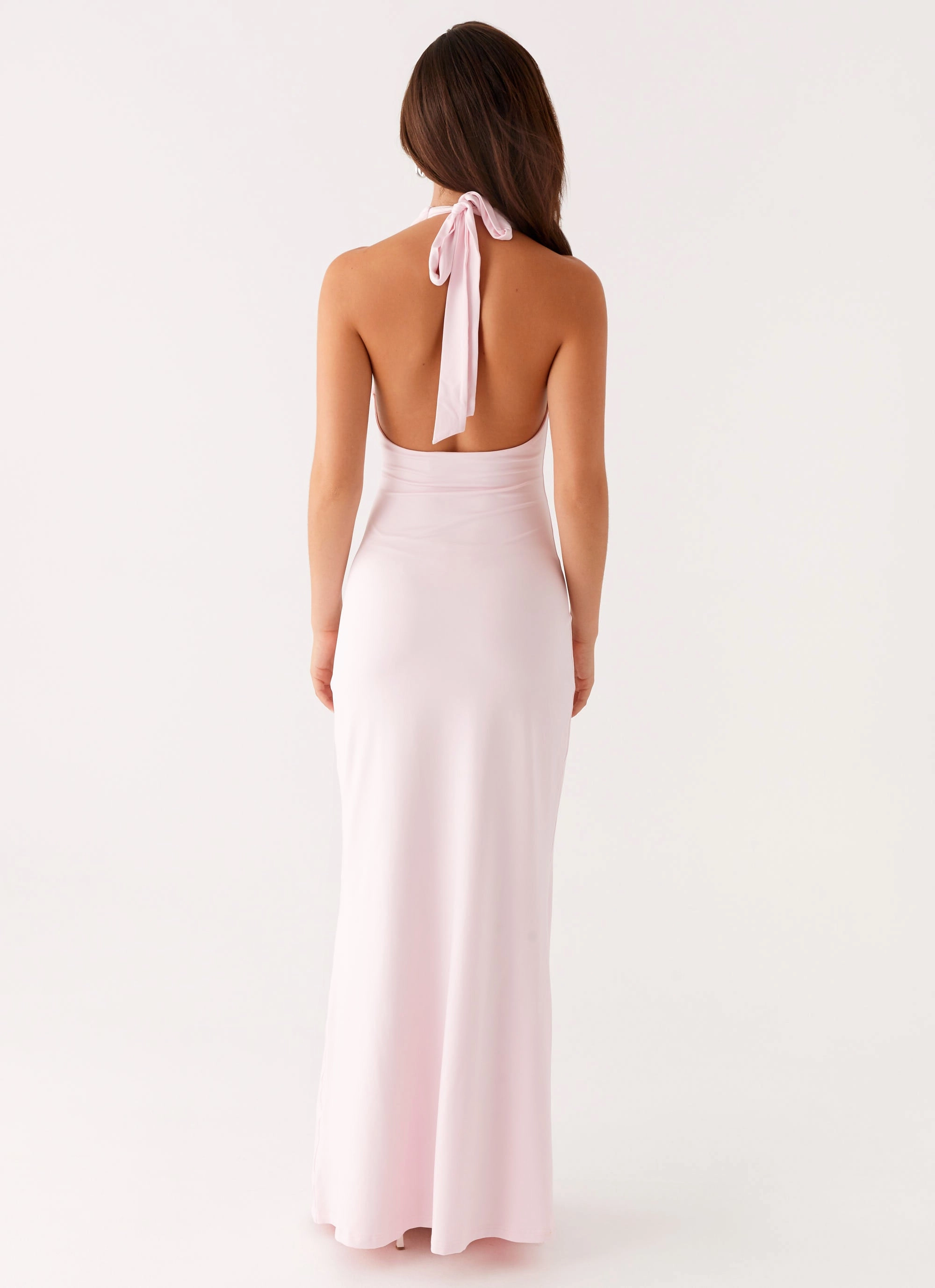 Nicola Maxi Dress - Pink Ombre-Effect