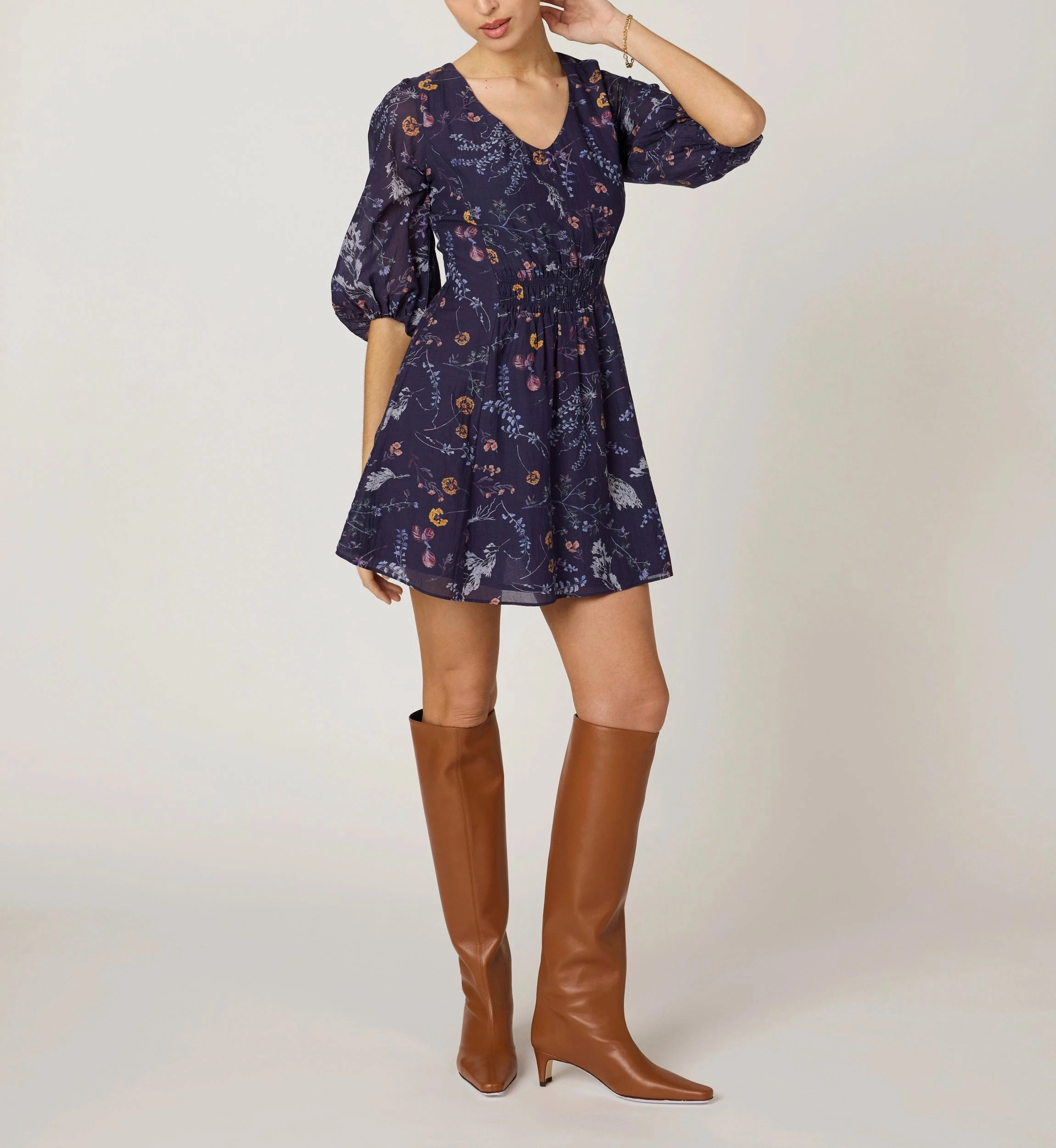 Nicolette Mini Dress | Viviana Comfort Cushion Neckline