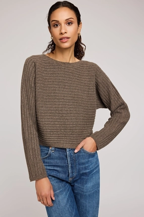 Niko Pullover Sweater - Heather Umber Comfy Knit Layer Comfort First