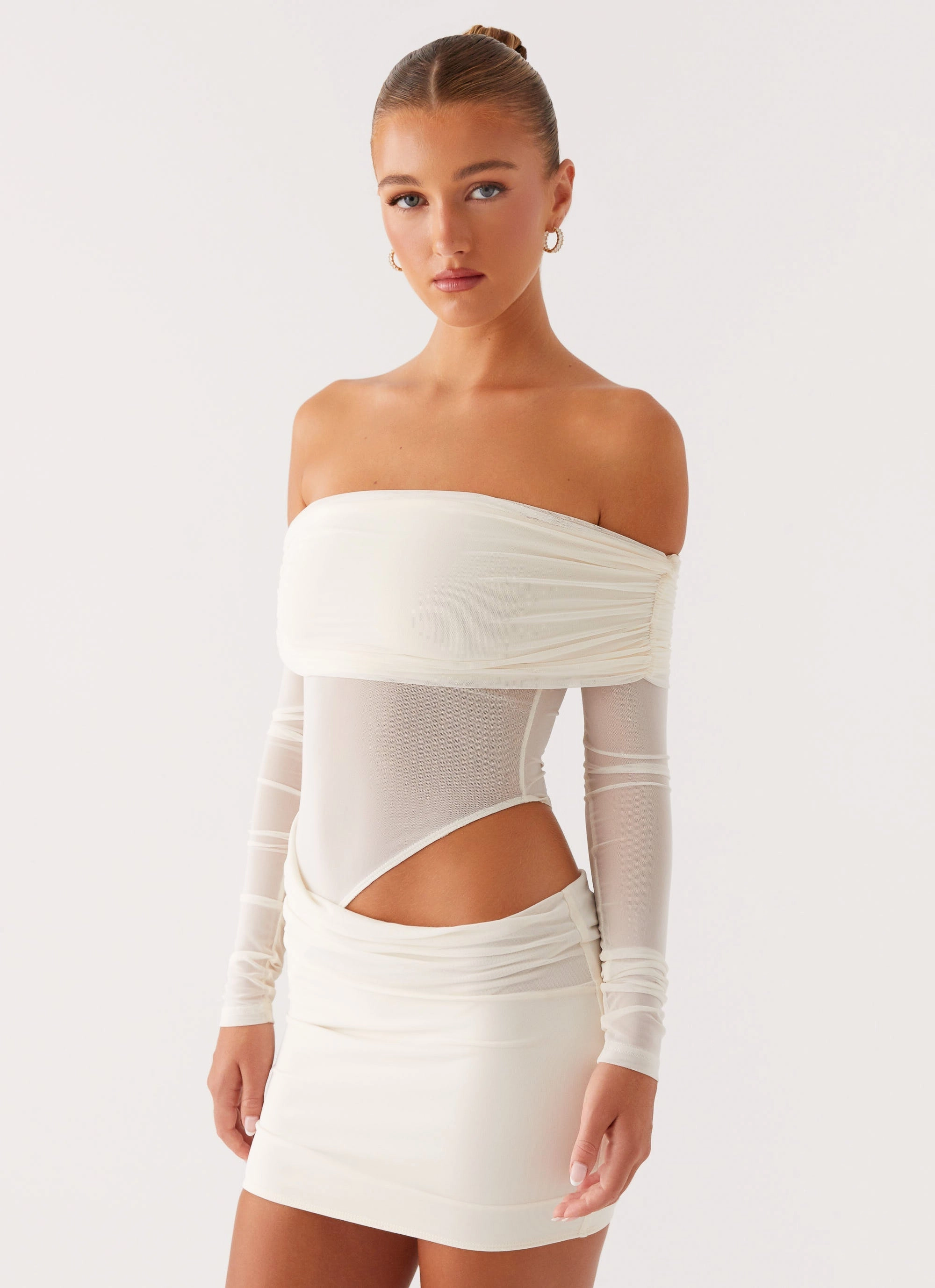 Flow Friendly No Doubt Mini Dress - Ivory