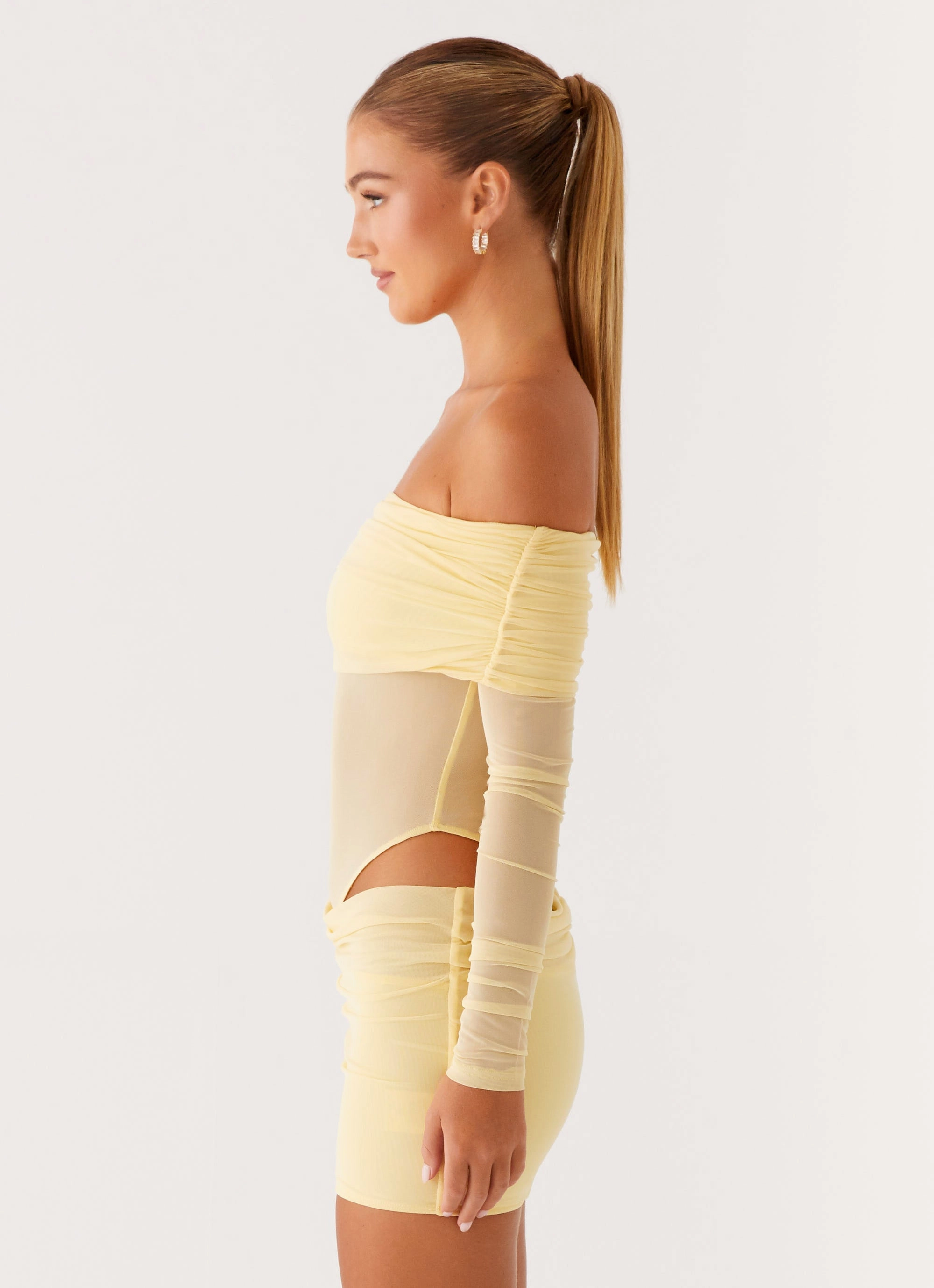 No Doubt Mini Dress - Yellow Climate-Adaptive