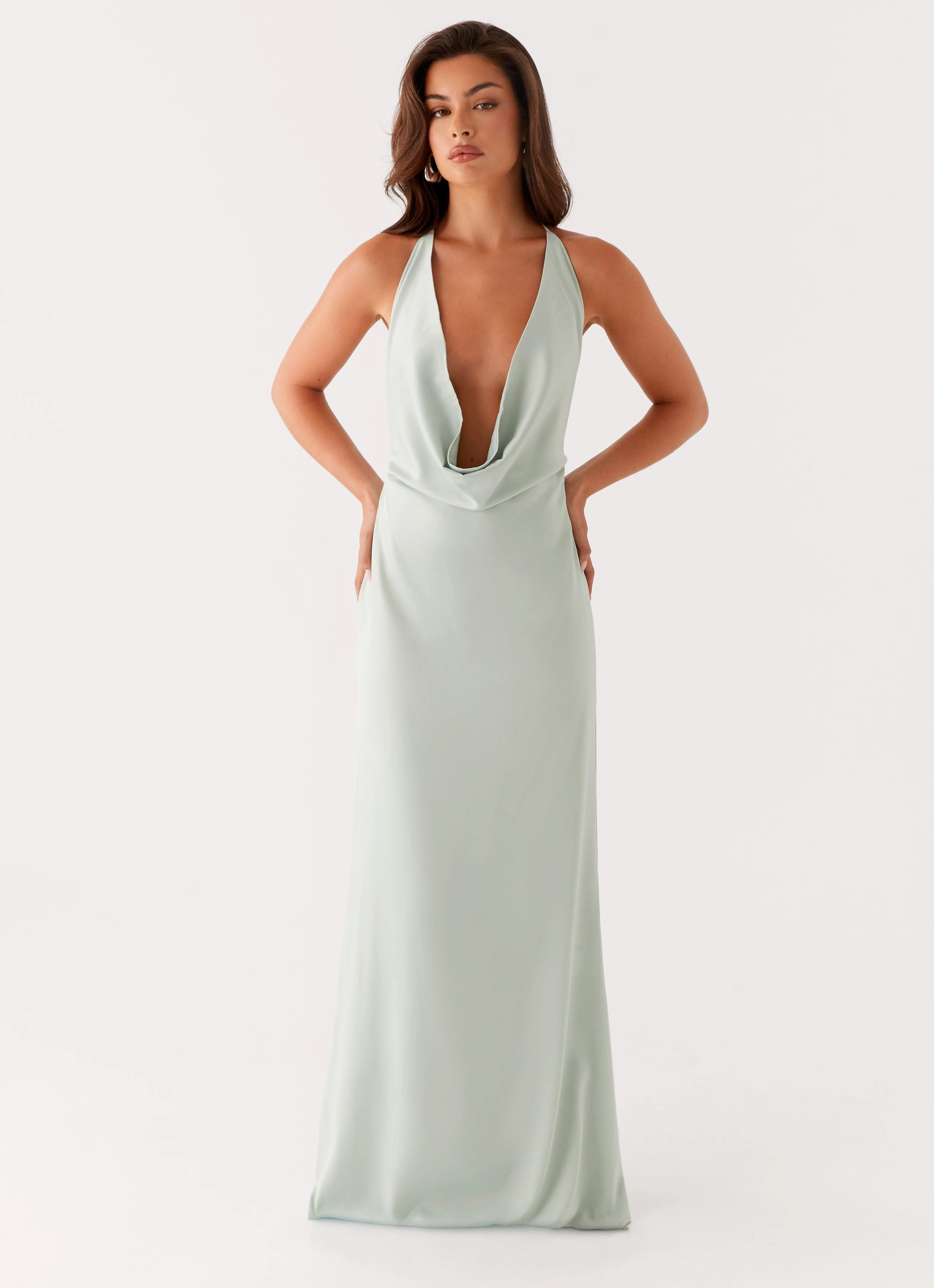 Dainty Finish Noemi Maxi Dress - Sage