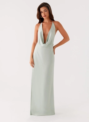 Noemi Maxi Dress - Sage Travel Staple