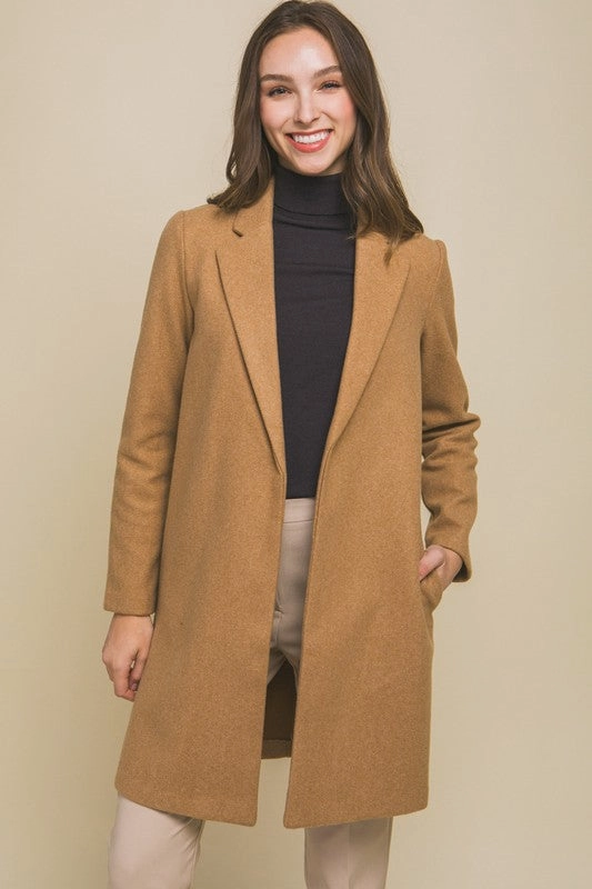 Heat Keep Lori JQ Fleece Long Line Coat S-XL