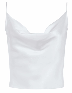 Durable Bonding Low Profile Collar L'Agence Calista Cowl Neck Cami