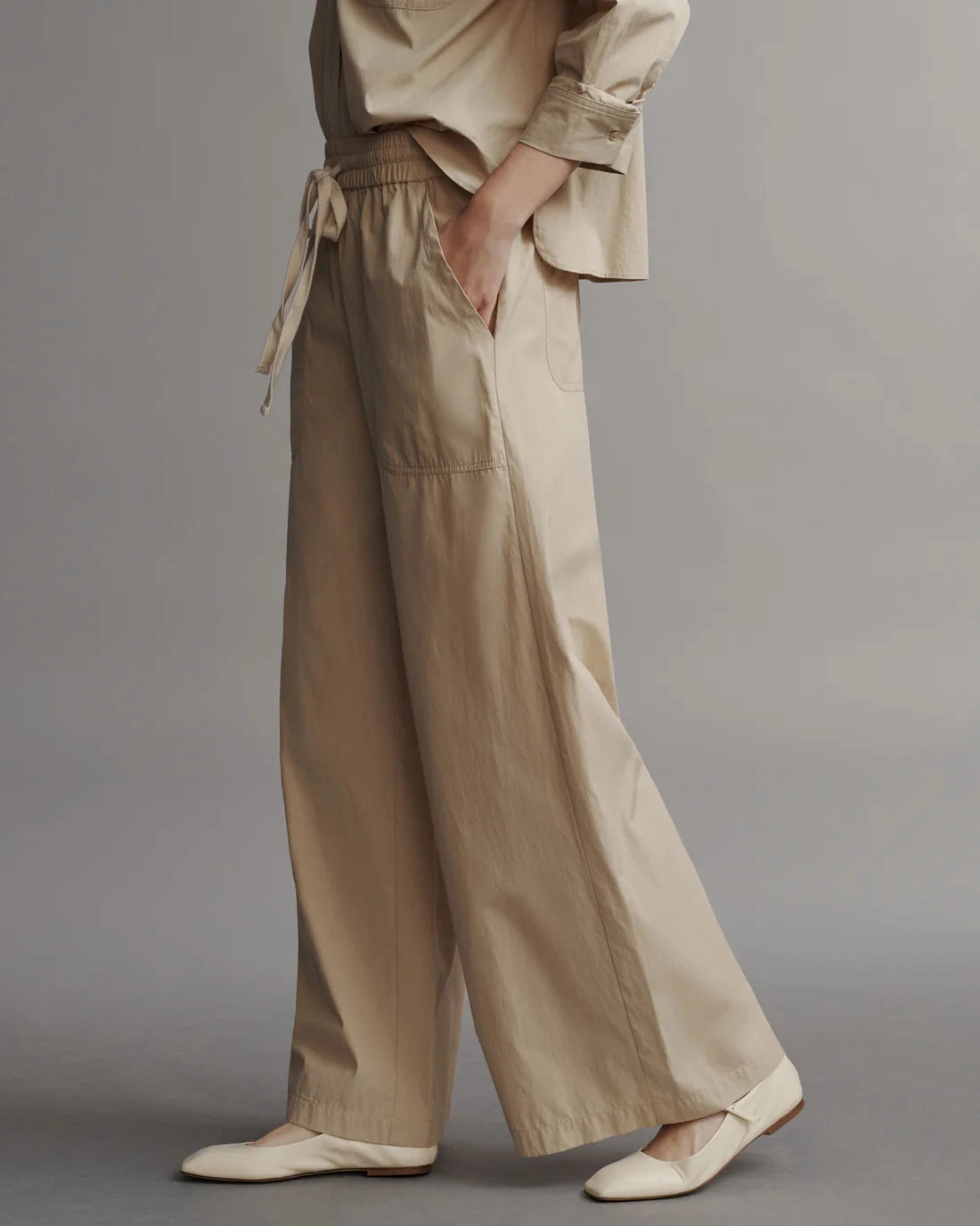 Main Street Pant in Sandstone Perfectly Relaxed