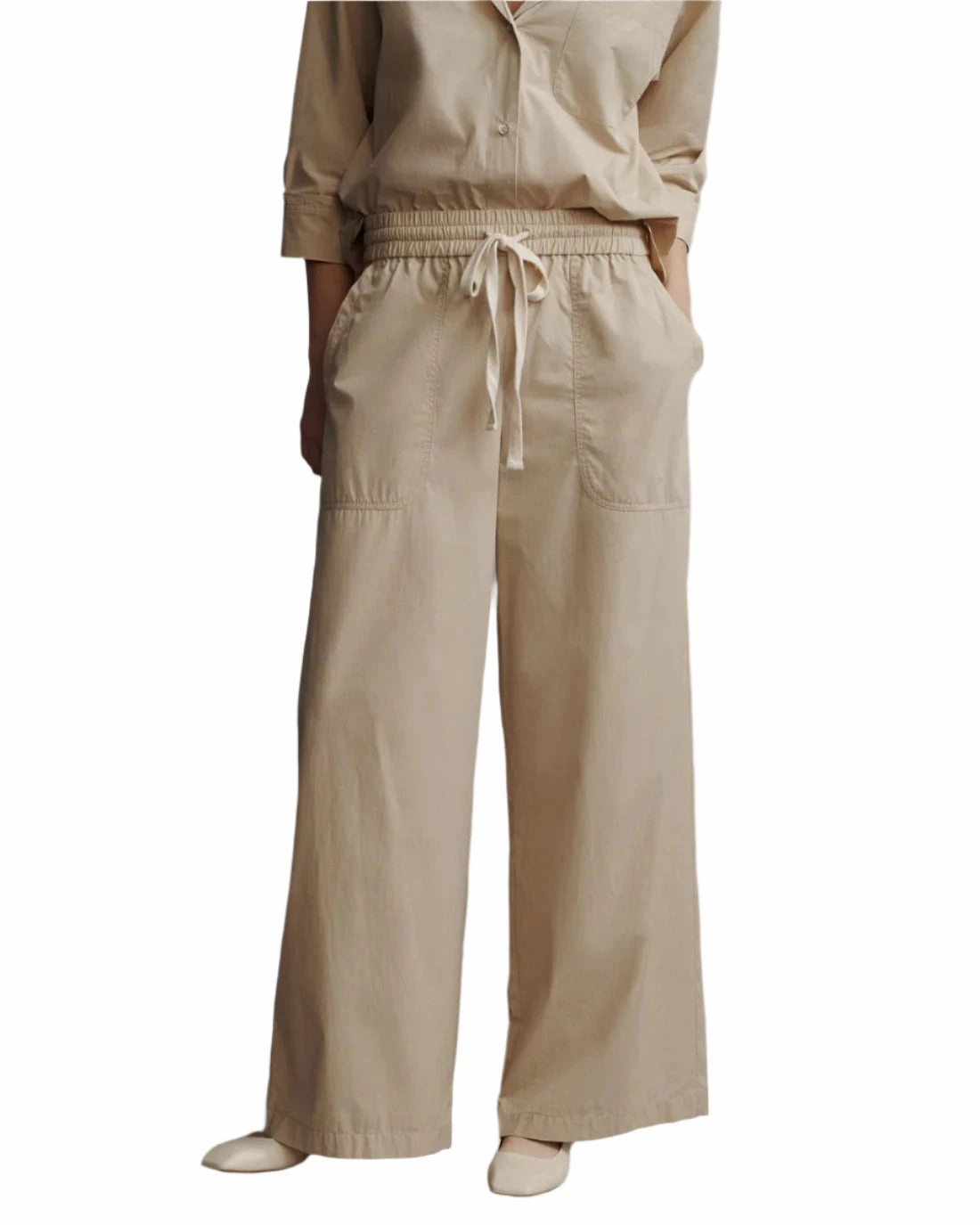 Main Street Pant in Sandstone Chilly Comfort Comfort waistband