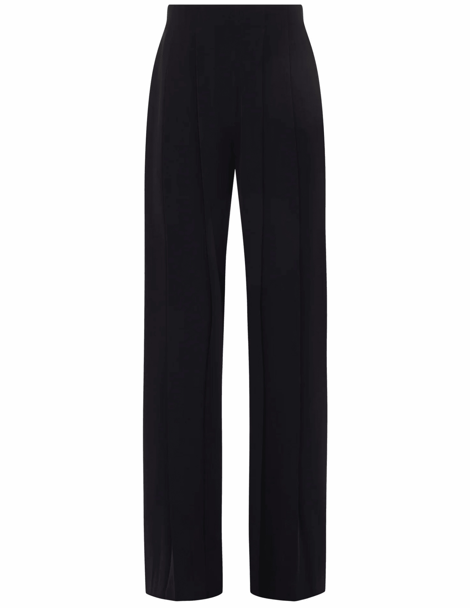 Detachable belt L'AGENCE Nova Pleated Wide Leg Pant in Black