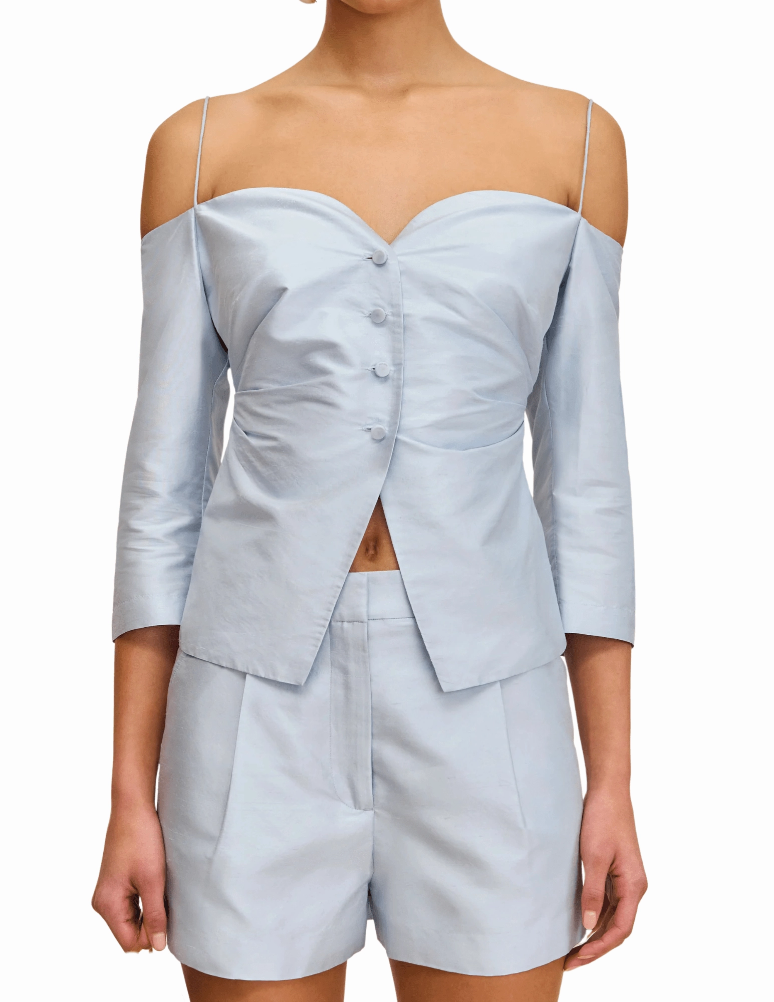 Casual Edge Cult Gaia Liz Tailored Off Shoulder Top-SALE