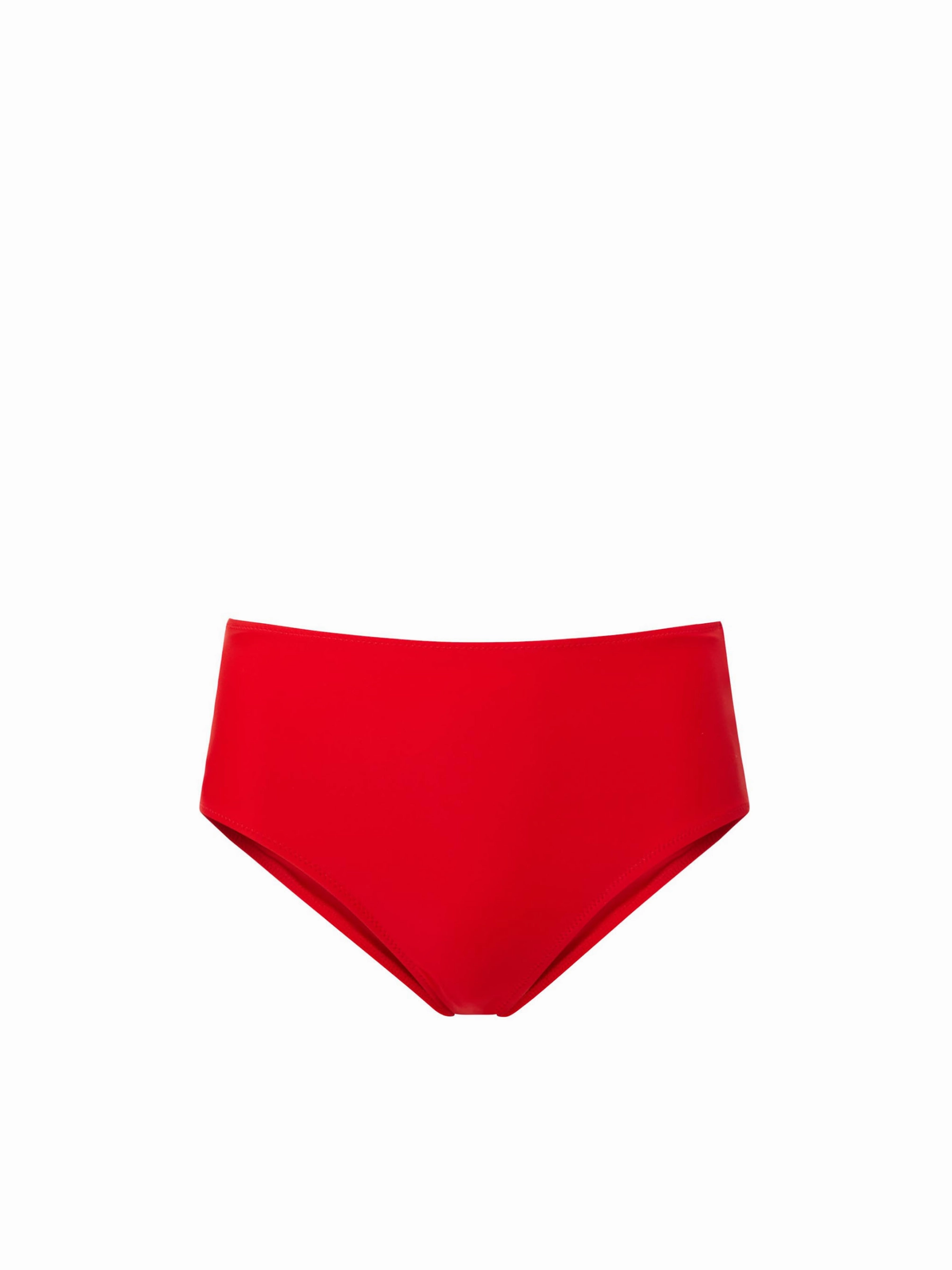 Long-Lasting Wear High Stretch Fabric Classic Midrise Bottom Cherry Red