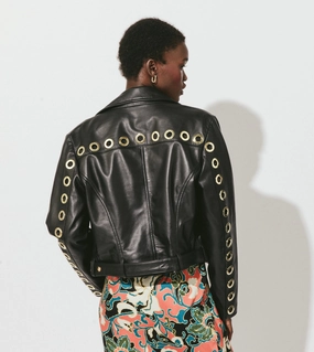 Baxter Leather Jacket | Black ReinforcedStitching MinimalistSilhouette