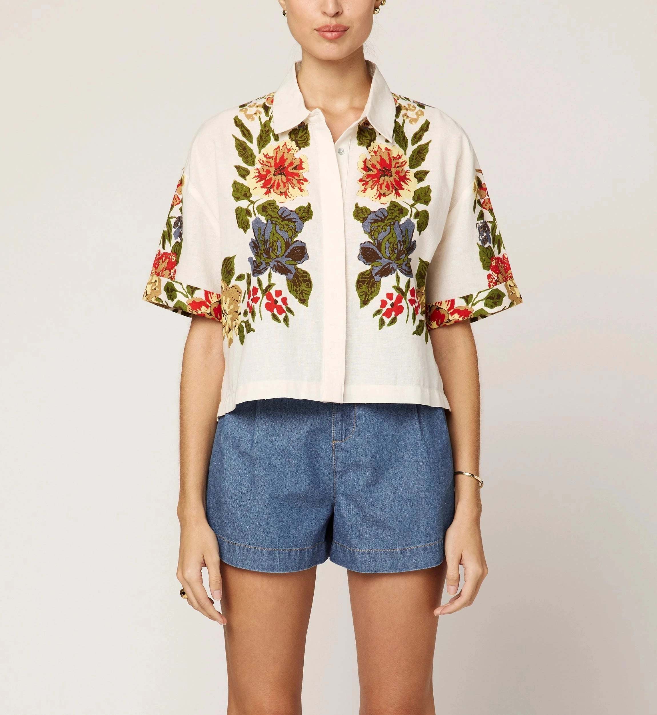 Felicity Blouse | Juliet WeightedHem Classic Style