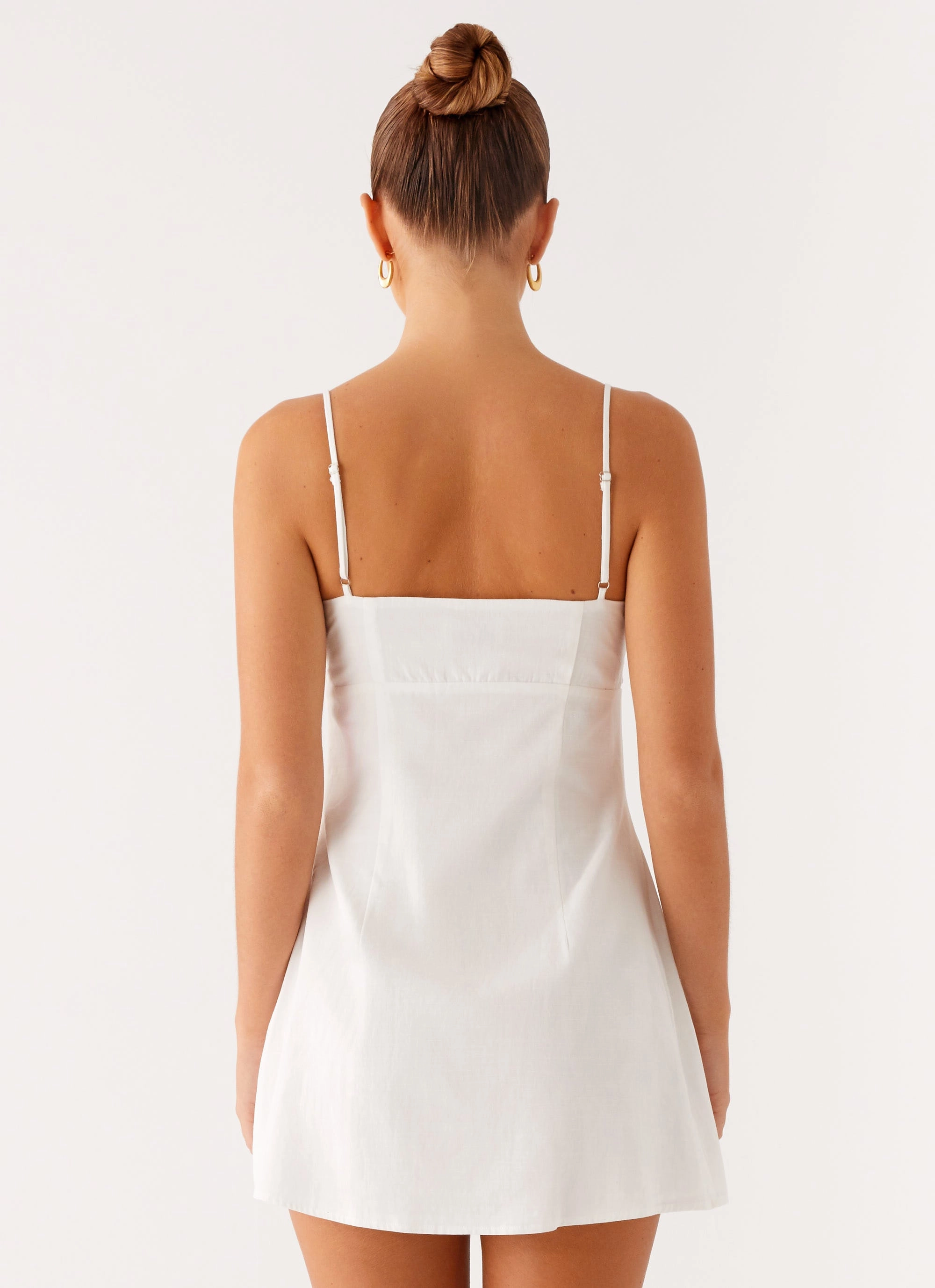 Sun-Protective Orson Mini Dress - White