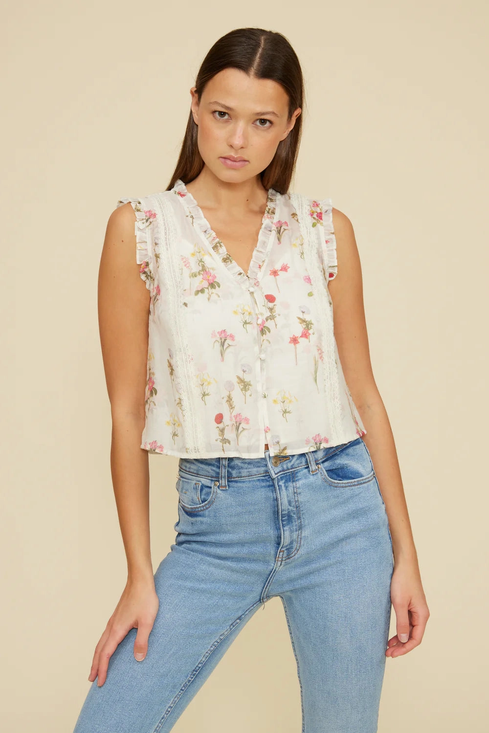 QuickReleaseFastenings Olina Floral Top