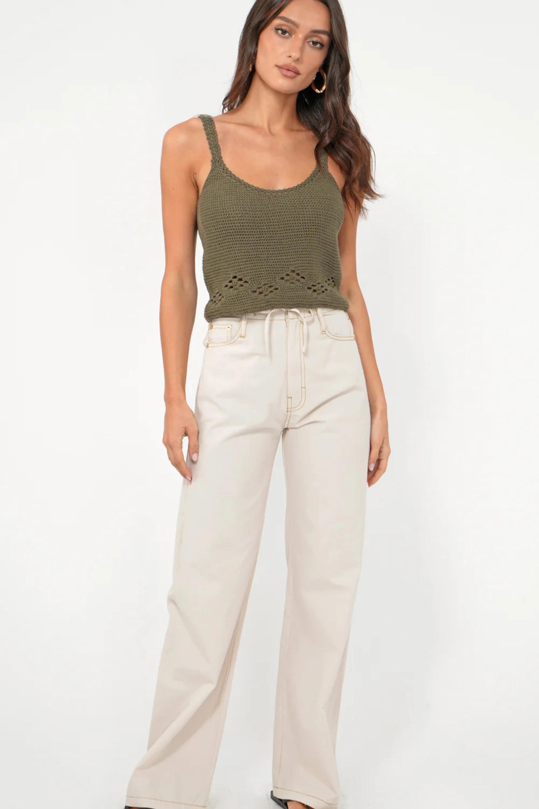 MicrofiberBlend Oliver Wide Leg Drawstring Pants