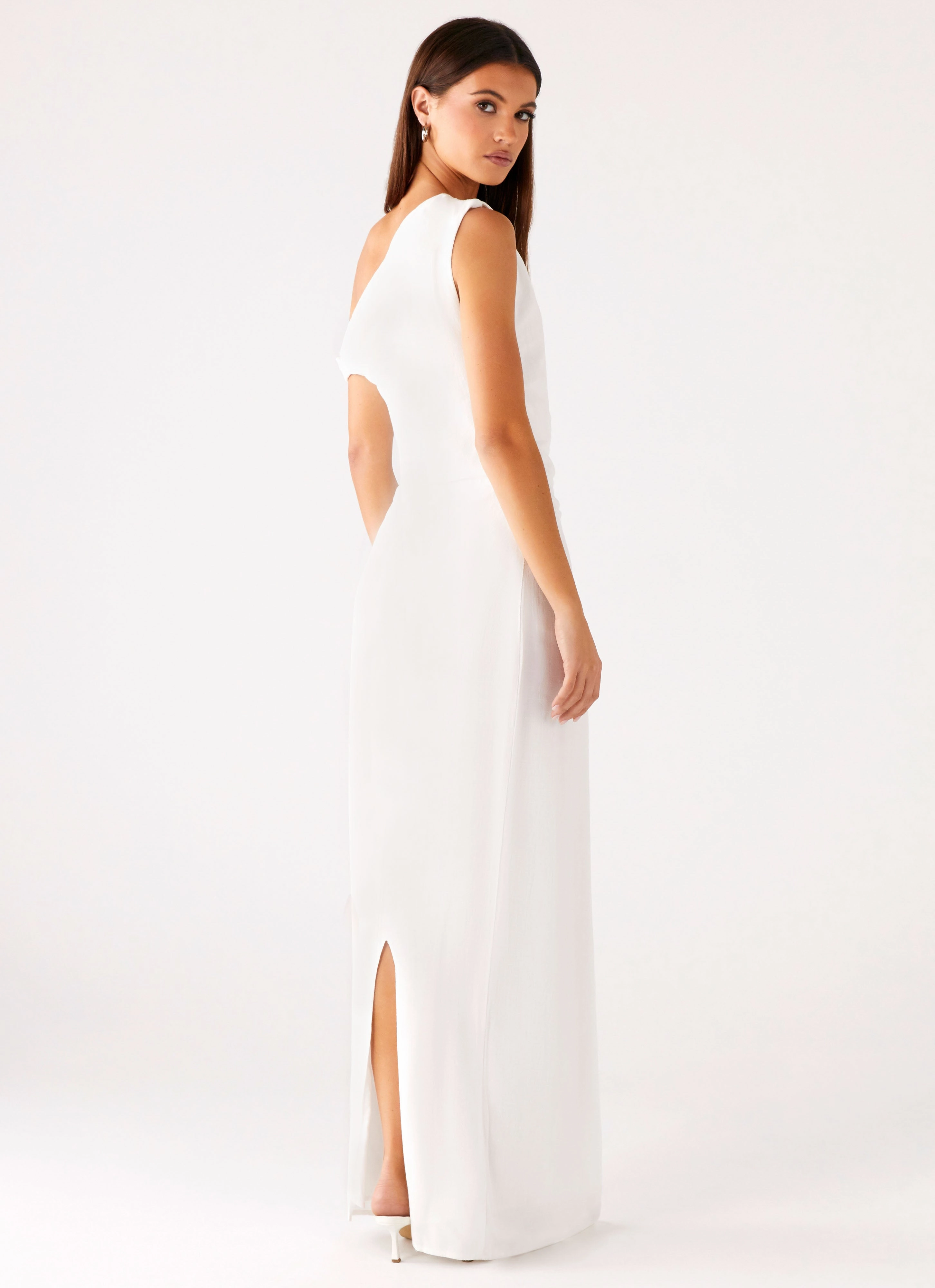 Sleek Motion Winter Proof Mckenna Maxi Dress - White