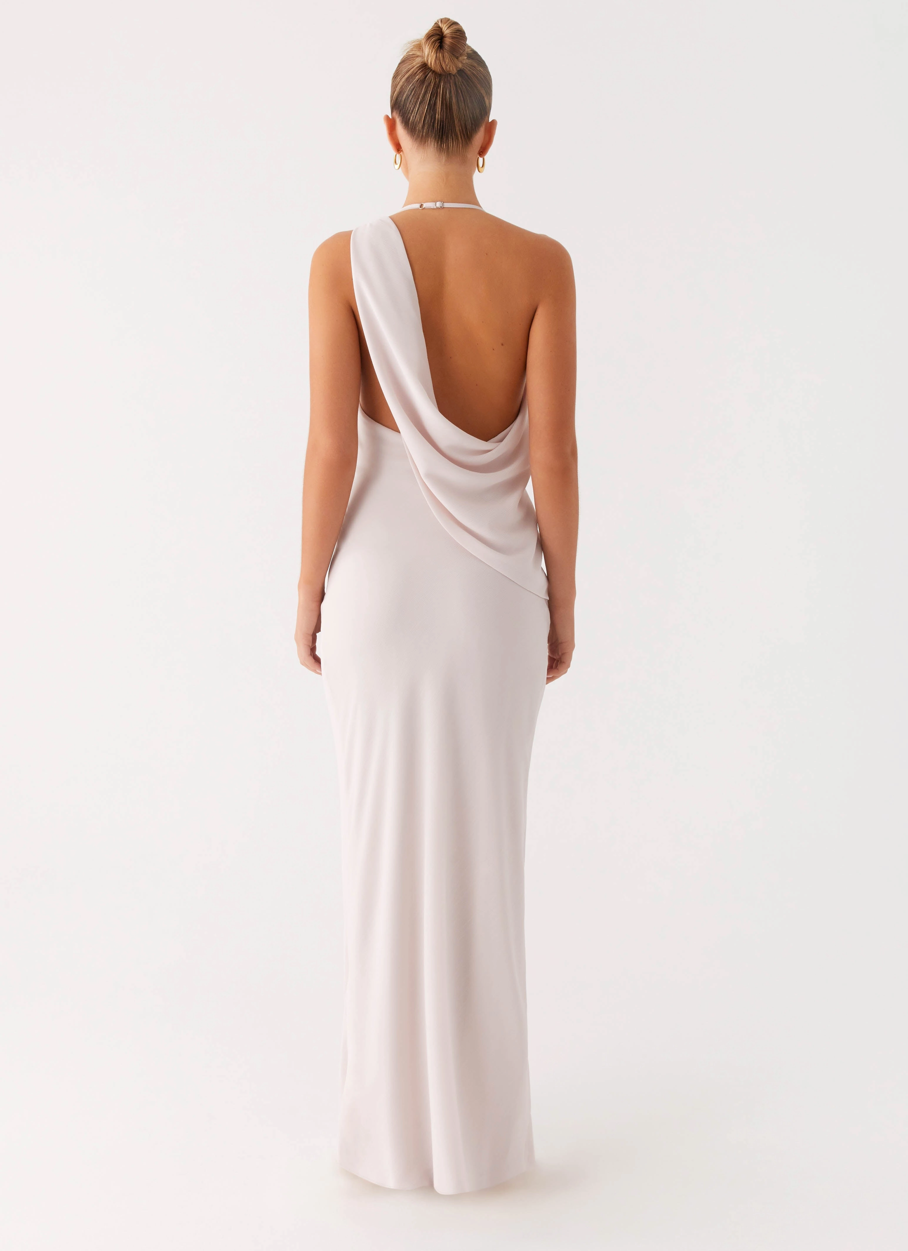 Opal Glow Maxi Dress - Off White Polished Cut