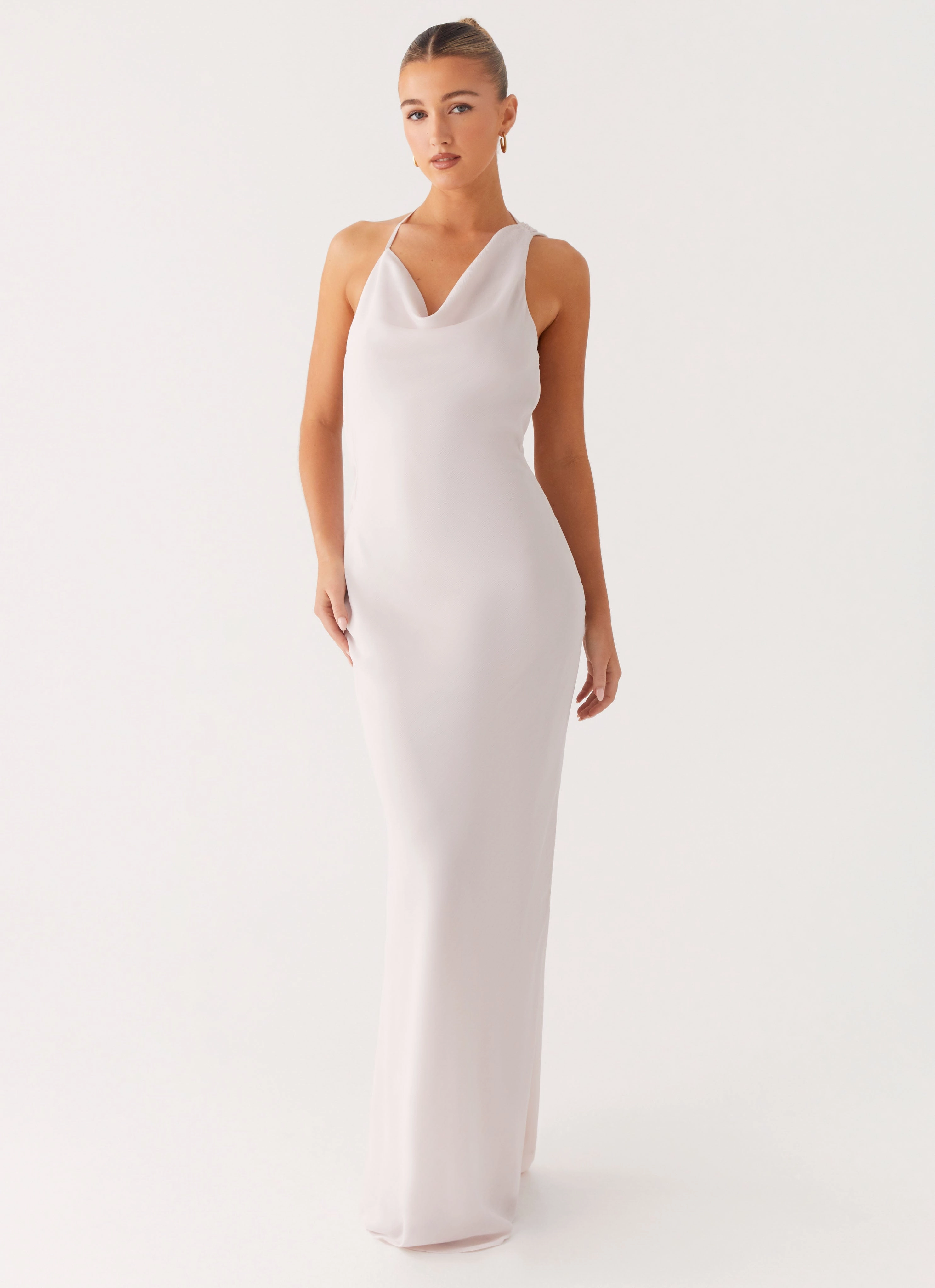 Opal Glow Maxi Dress - Off White Smooth Wear Casual-Look