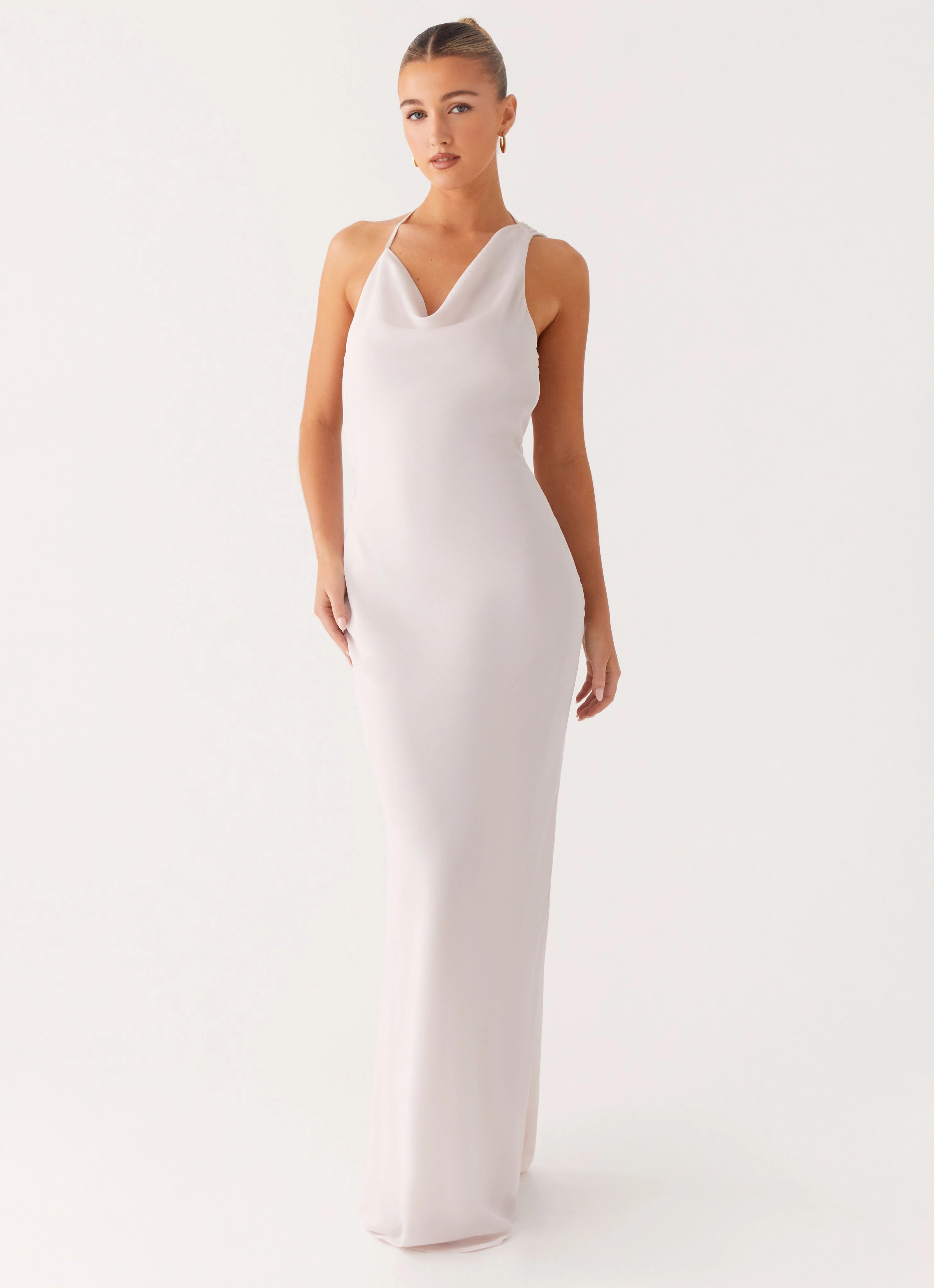 Quick Layer Warm-Layer Opal Glow Maxi Dress - Off White