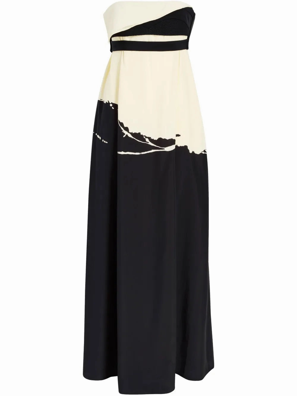 Relaxed-fit gown Comfortable Look Ophelia Dress in Black Multi