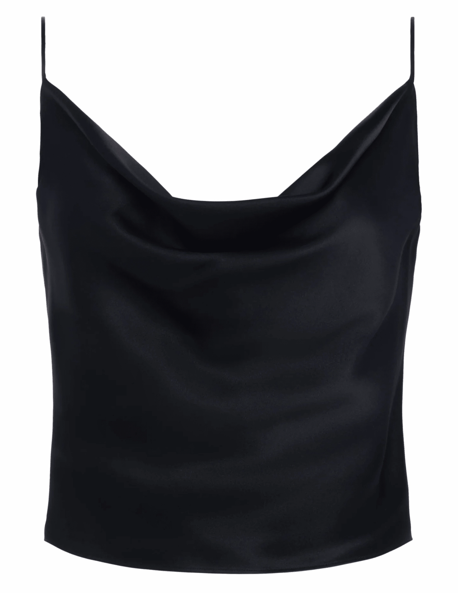 L'Agence Calista Cowl Neck Cami Cozy Fit Padded hips