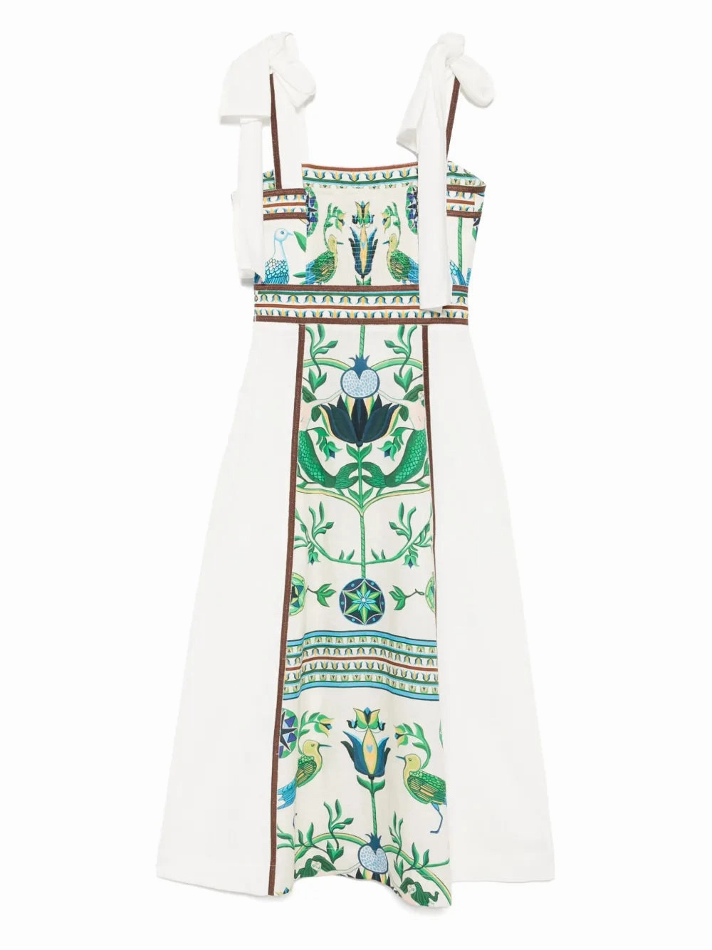 Ornella Dress in Off White Multi Casual Wear