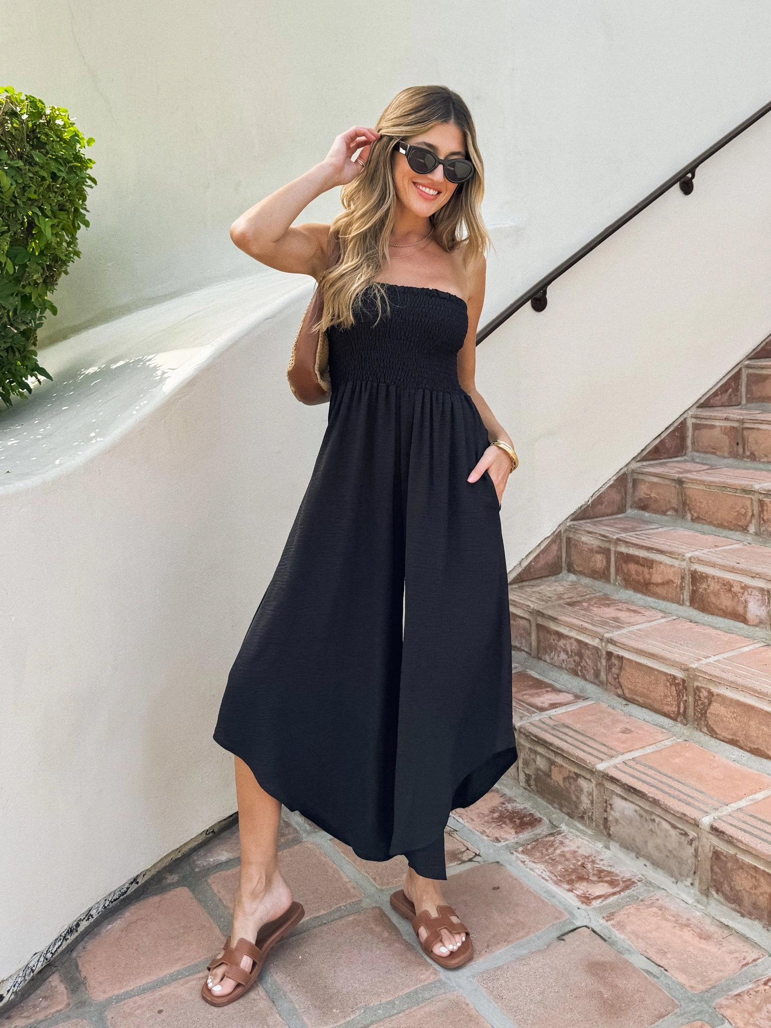 High Roller Strapless Jumpsuit low - strength structure Seasonal Use