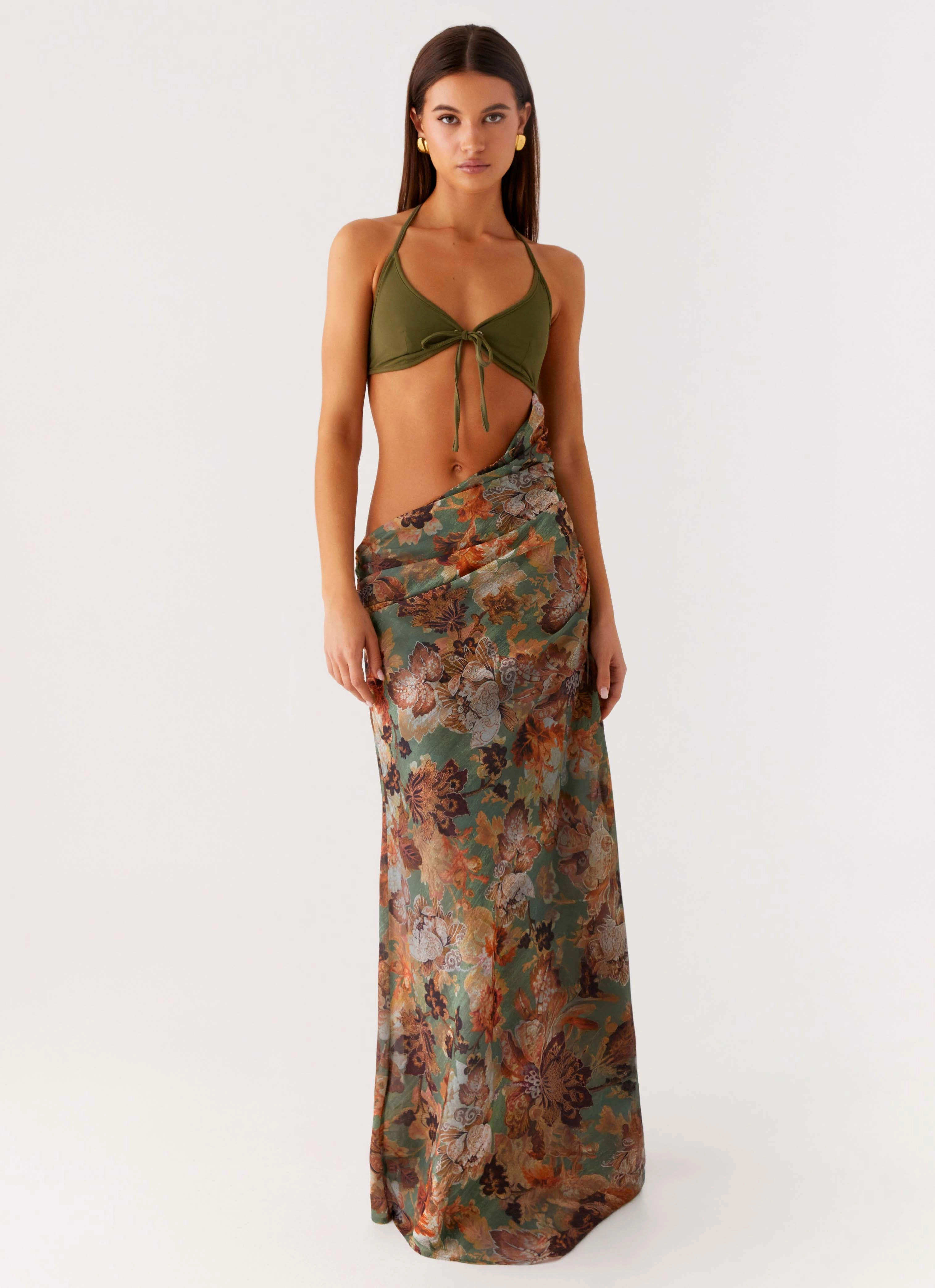 Overgrown Maxi Dress - Vintage Blossom Classic wrap dress