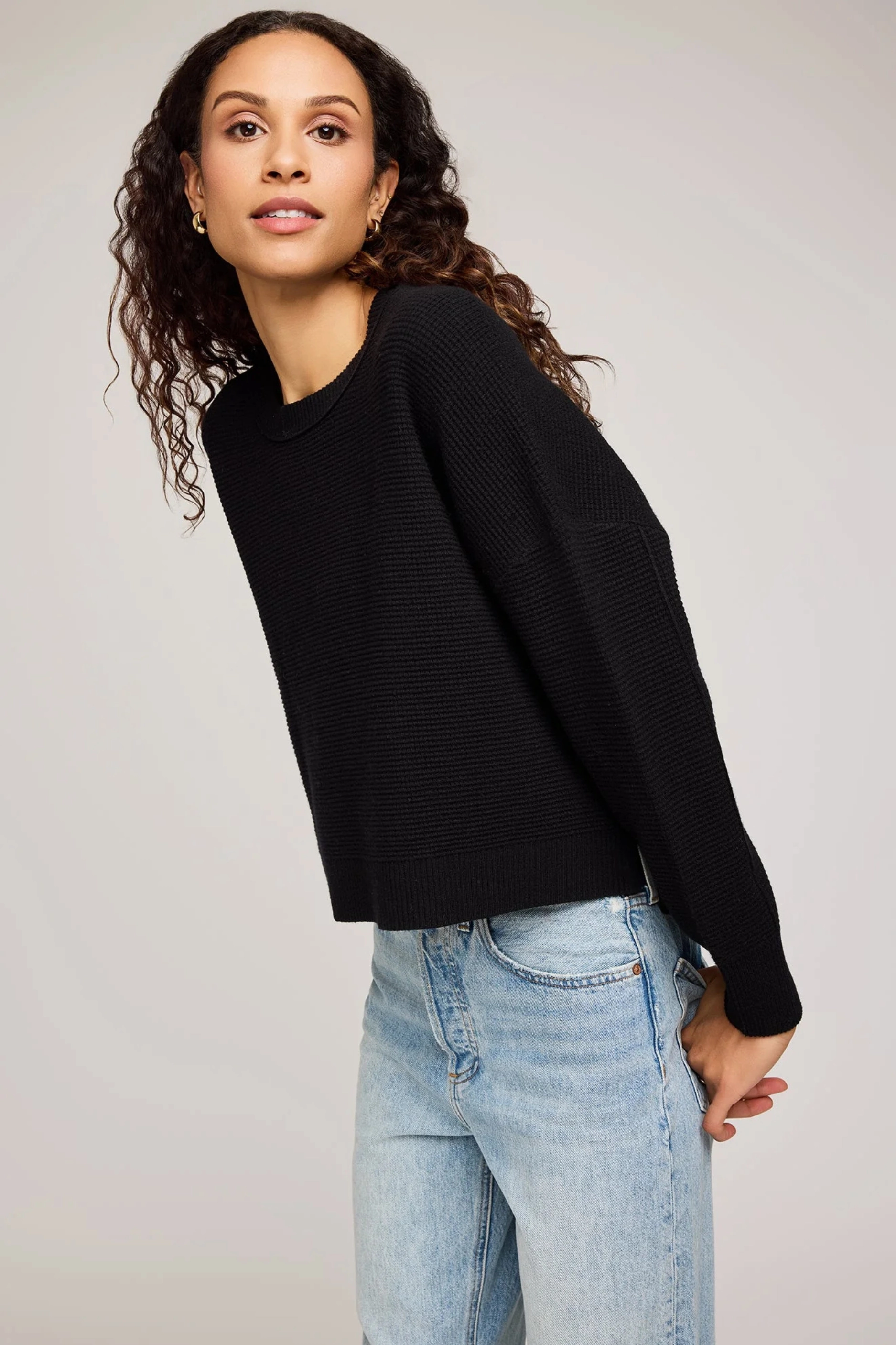 Fun Design Axel Crewneck Sweater - Black
