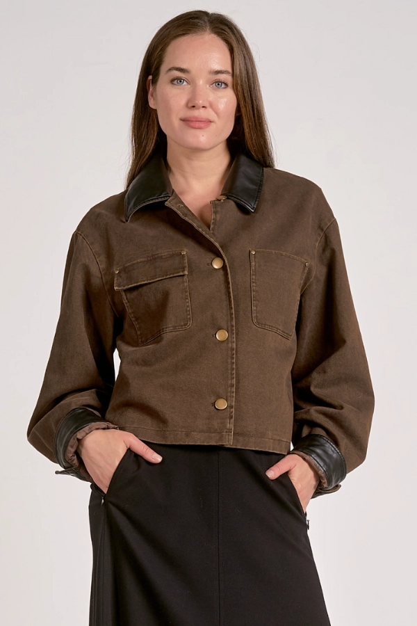 Scoop Neck Shape Classic Barn Jacket