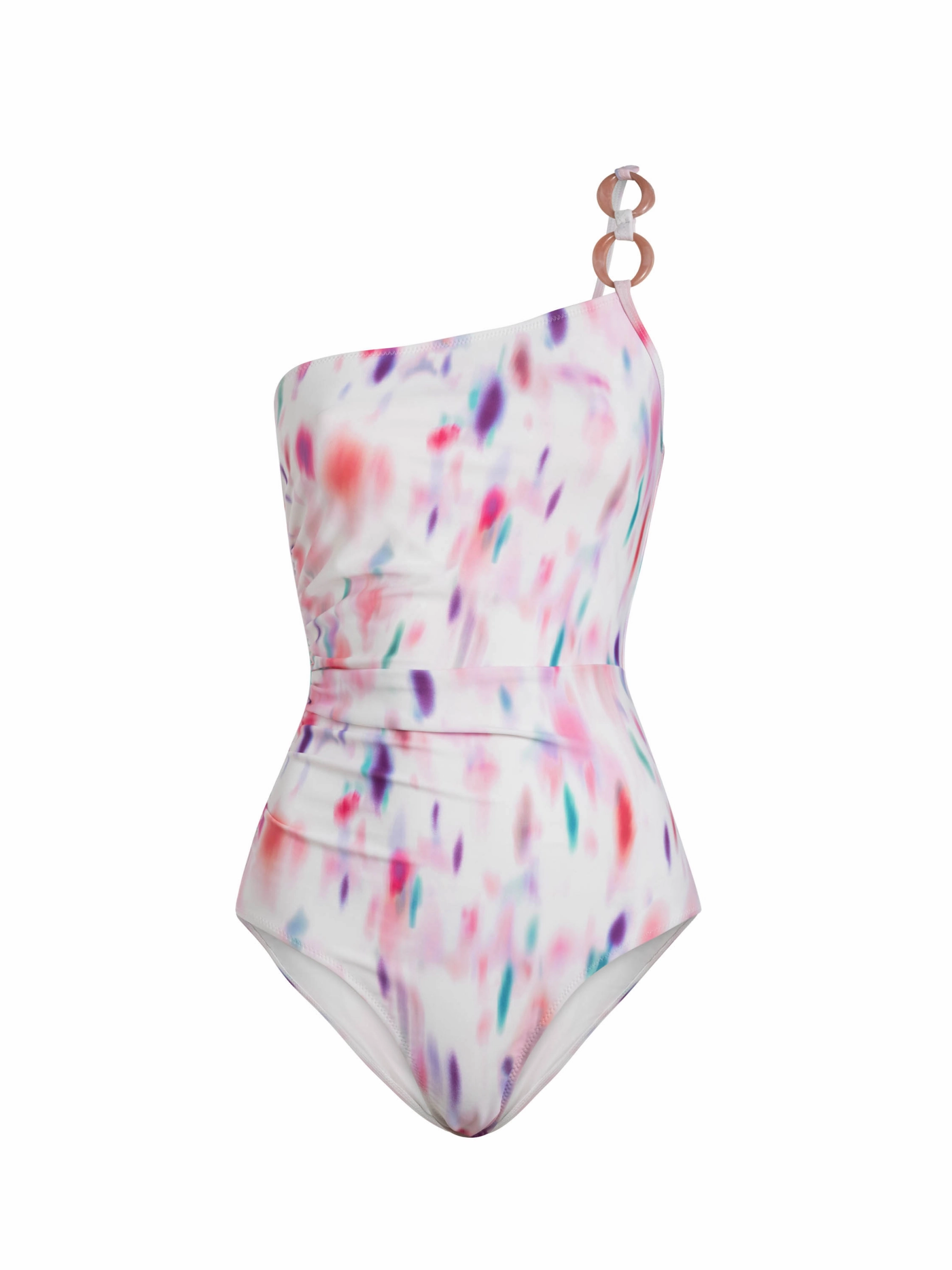 Kara One Piece In Hazy Ikat Ivory Mesh Ventilation Zones Smart purchase