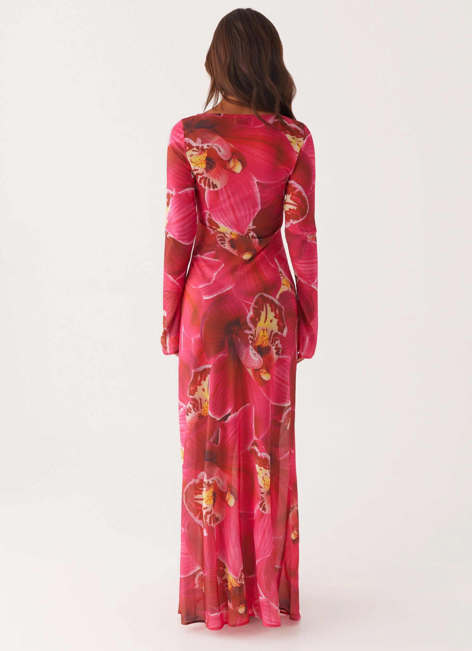 Bold Touch Monochrome Mood Lorde Maxi Dress - Orchid Pink