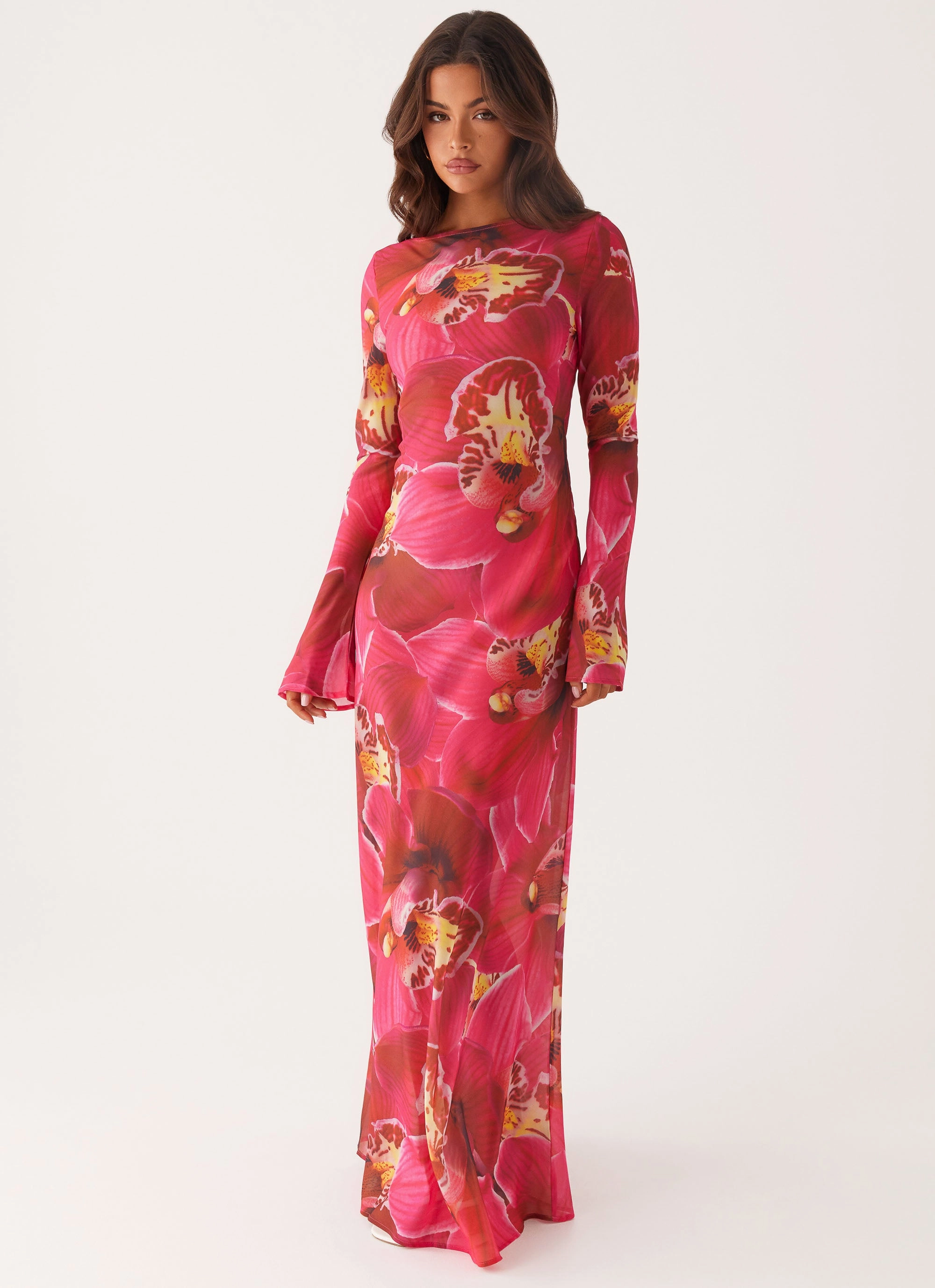 Light Fabric Lorde Maxi Dress - Orchid Pink