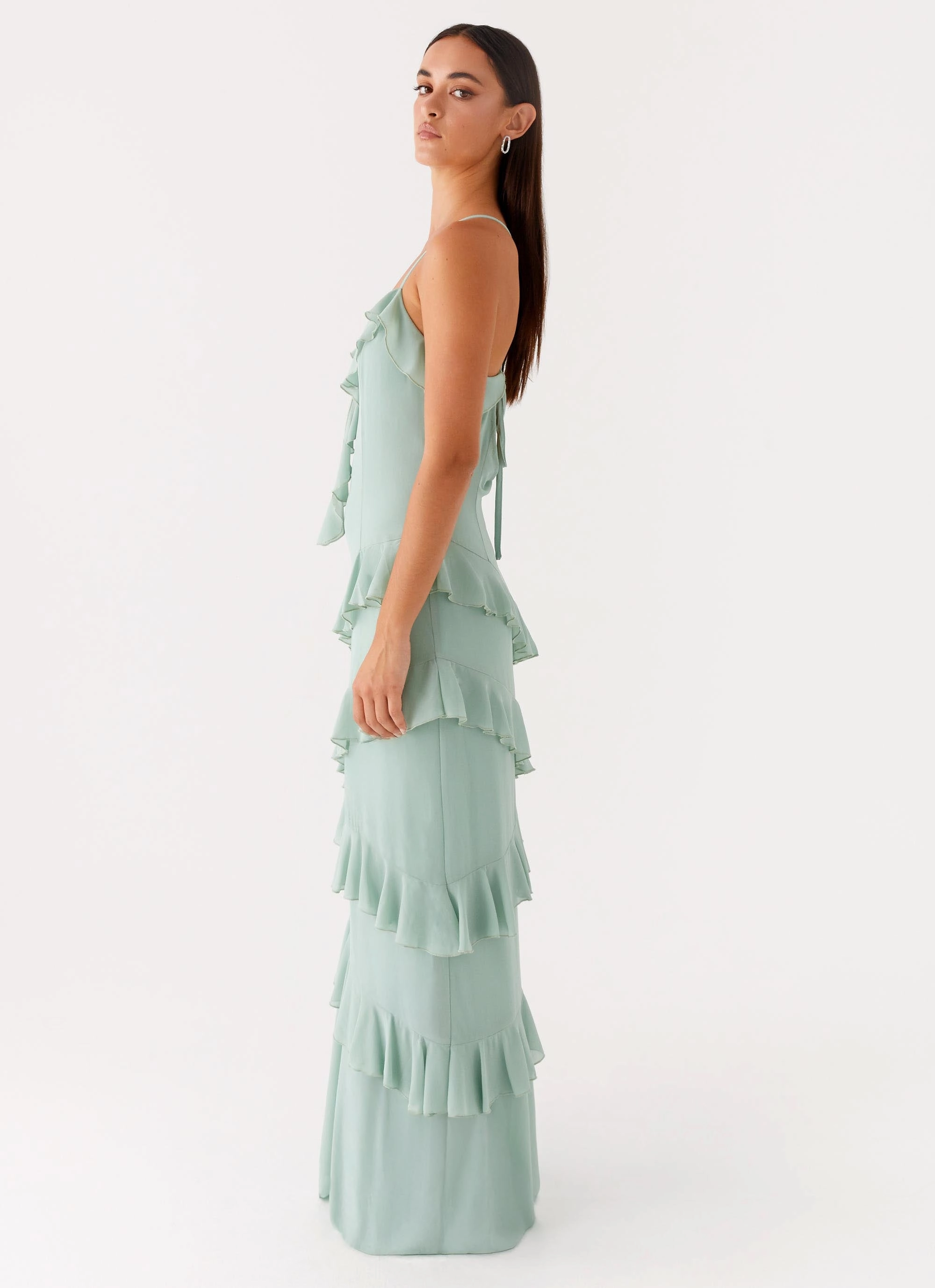 Classic Line Country Club Maxi Dress - Sage