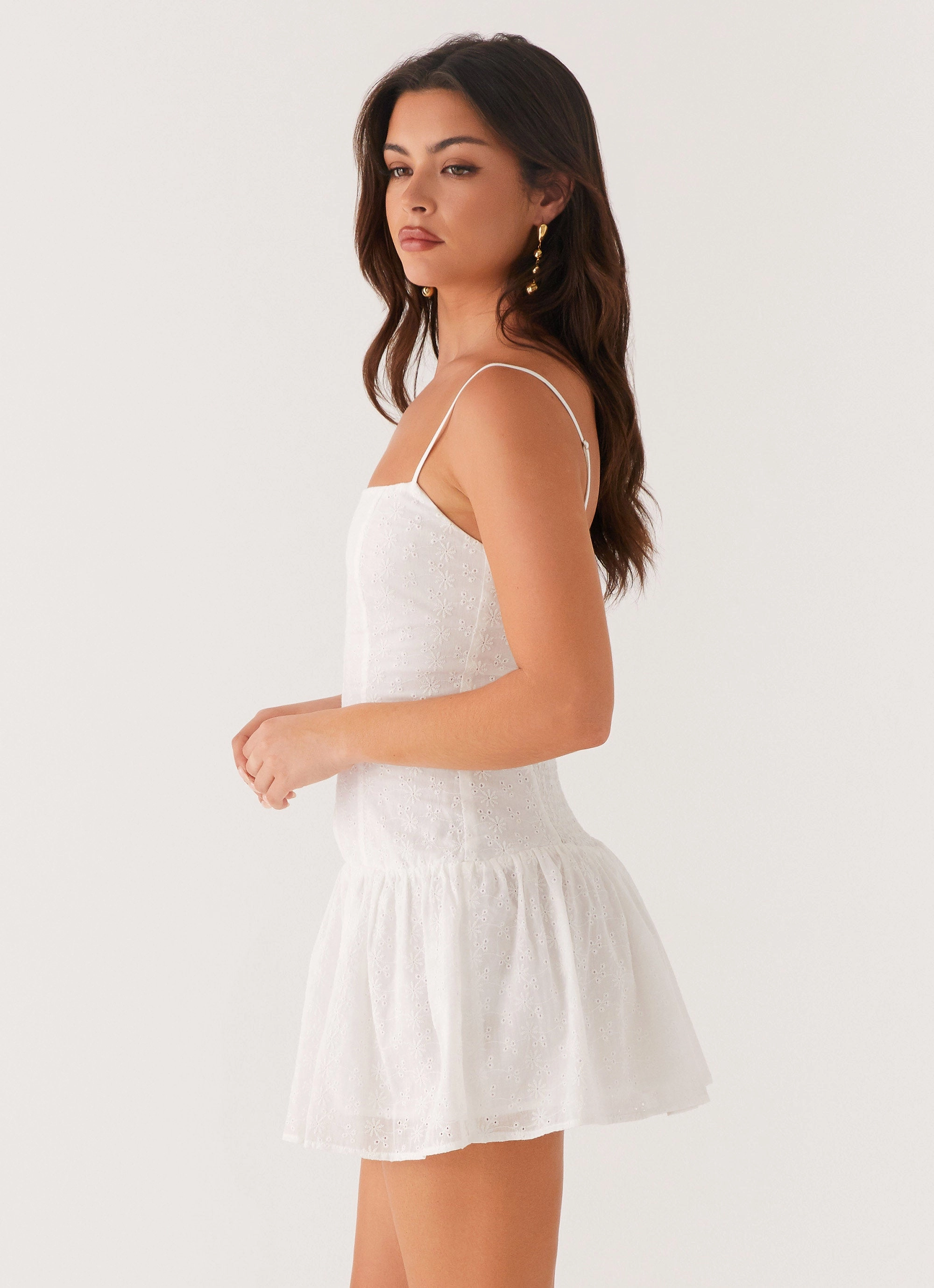 Palm Springs Mini Dress - White Glamorous look
