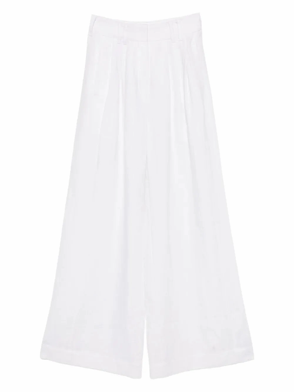 Parker Trouser in Ivory Friction Resistant Fabric FunctionalZipper