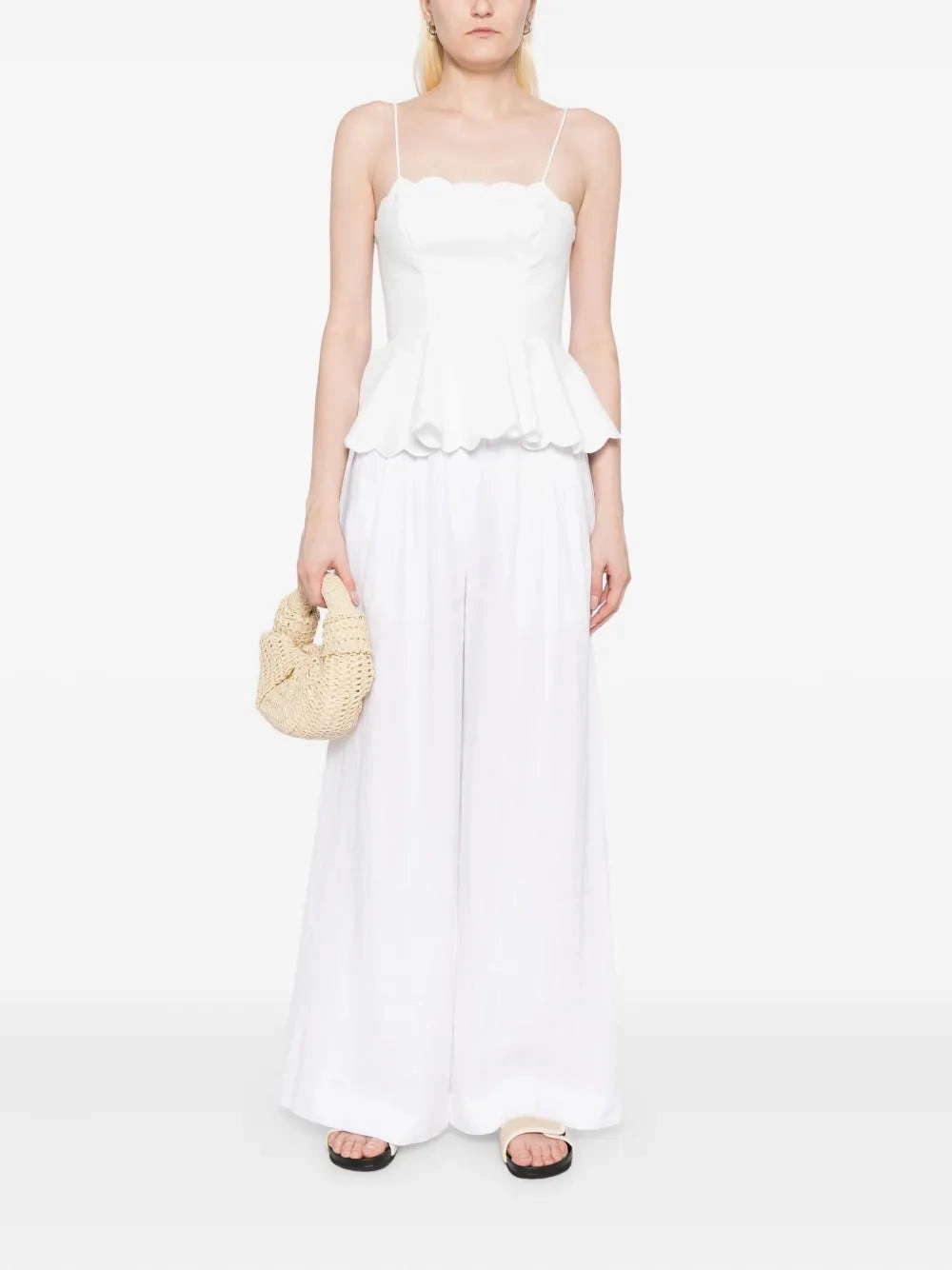 Parker Trouser in Ivory Multi Pocket System Urban Flex