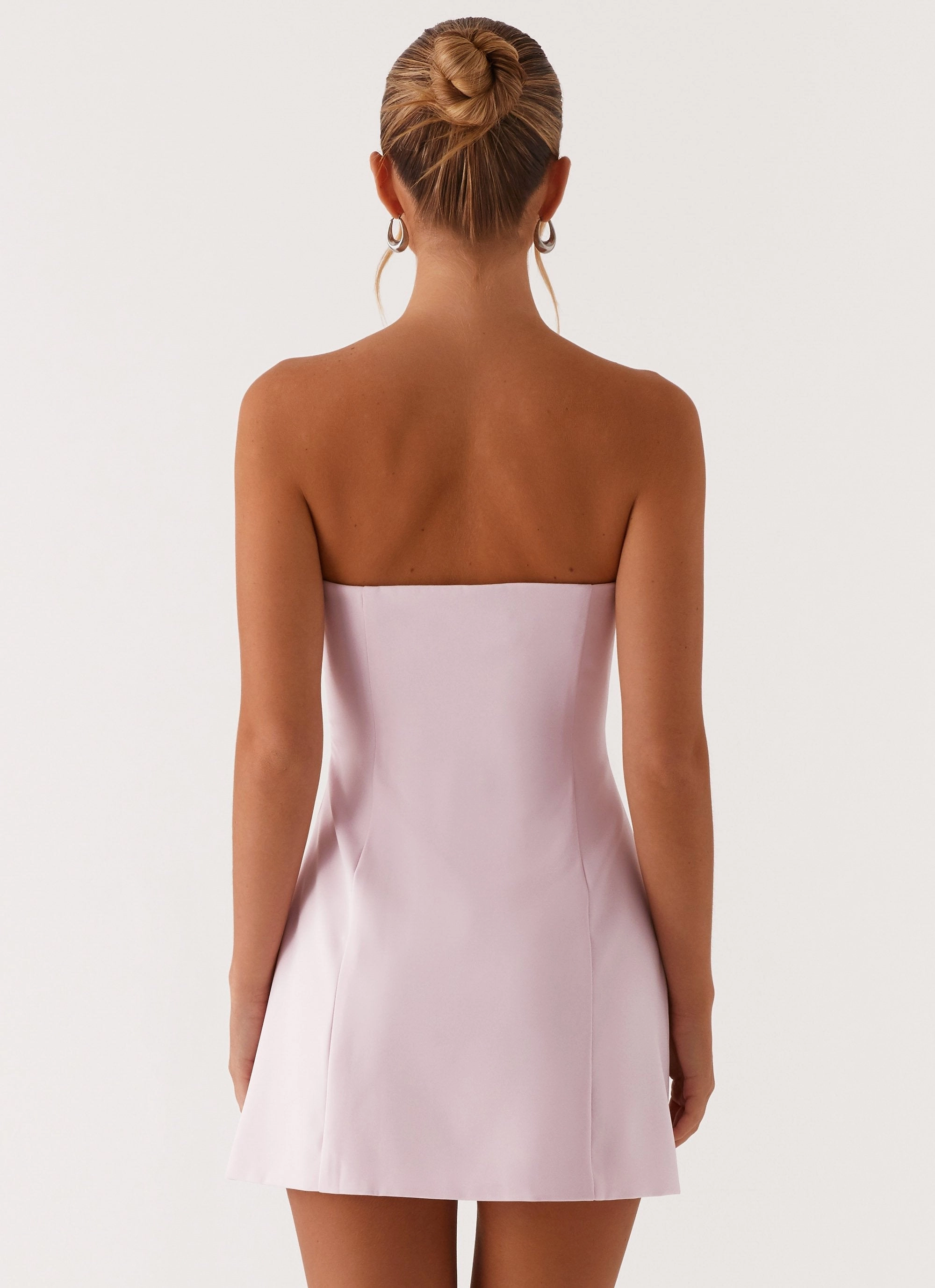Soft Air Graceful Ease Patsie Strapless Mini Dress - Pink
