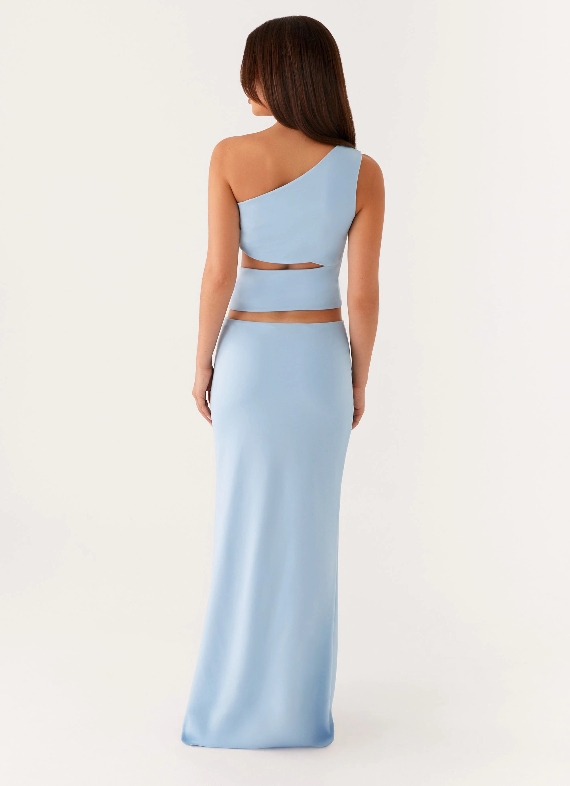 Laylani Cut Out Maxi Dress - Blue spring fresh Weekend Feel