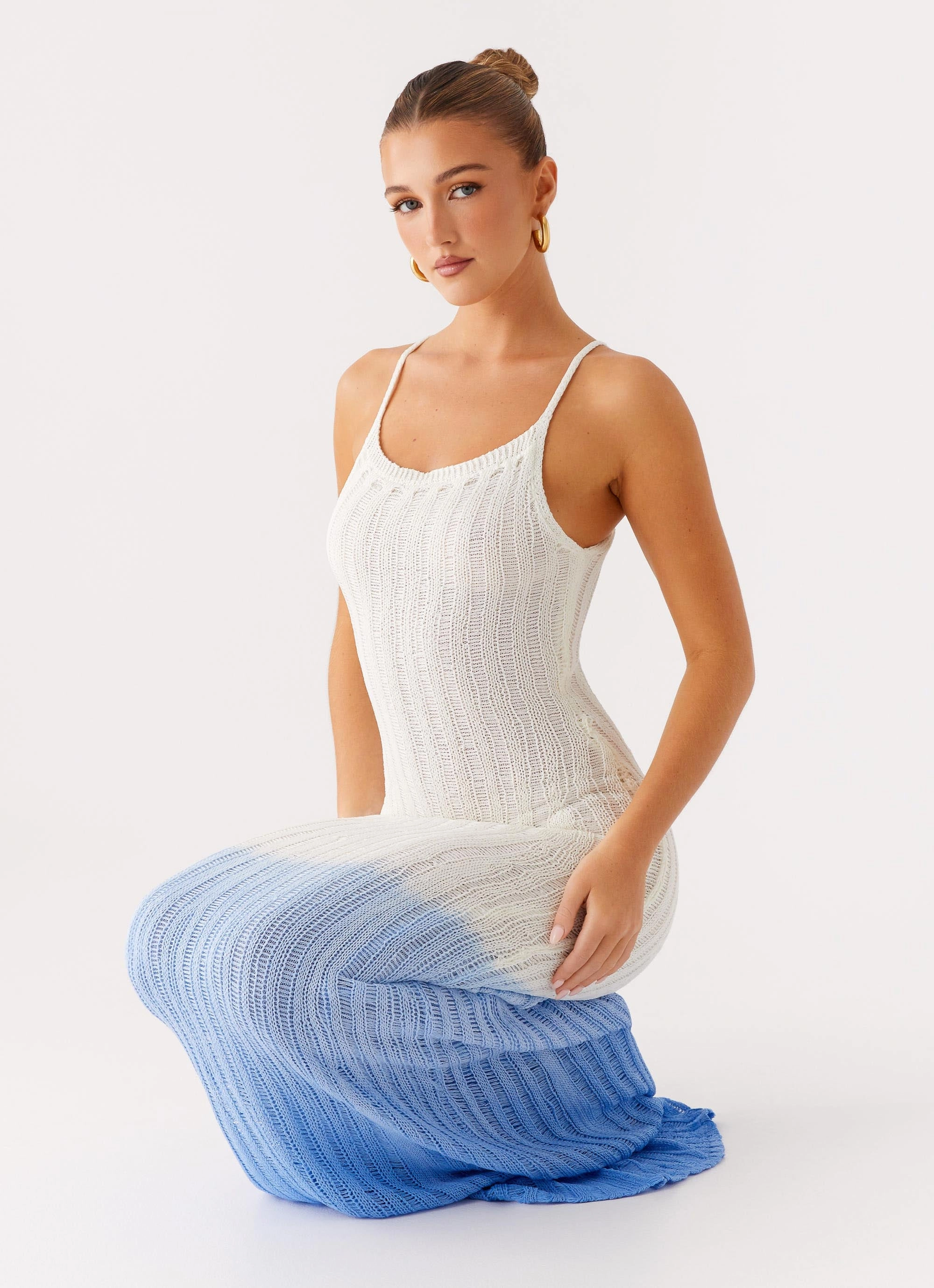 Clean Finish Active Moments Kiki Maxi Dress - Ombre Blue