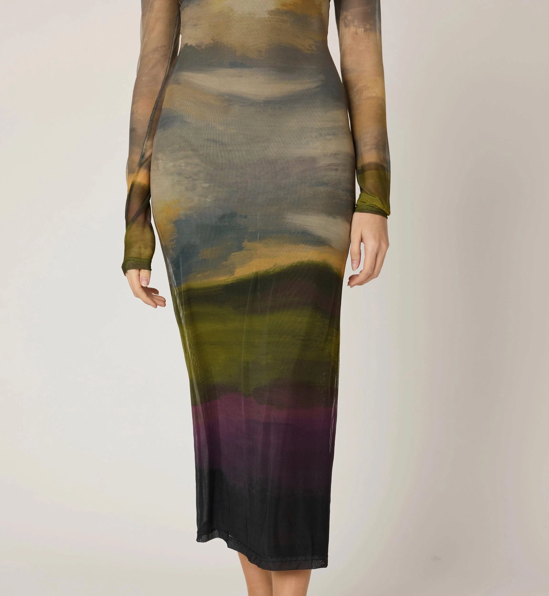 Persephone Ankle Dress | San Bartolo Monochrome Mood