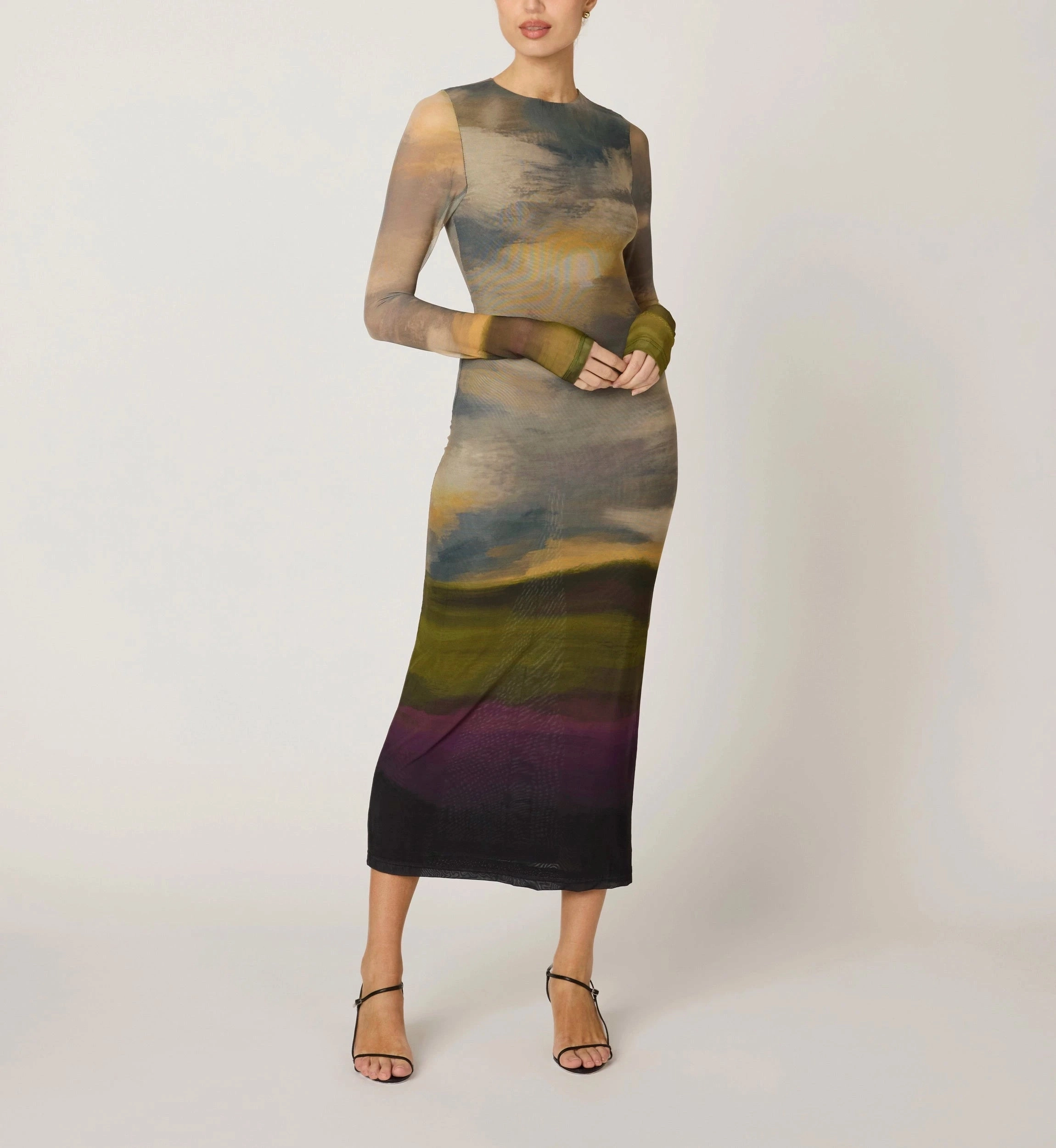 NonRestrictive Cut Minimalist Cuff Persephone Ankle Dress | San Bartolo