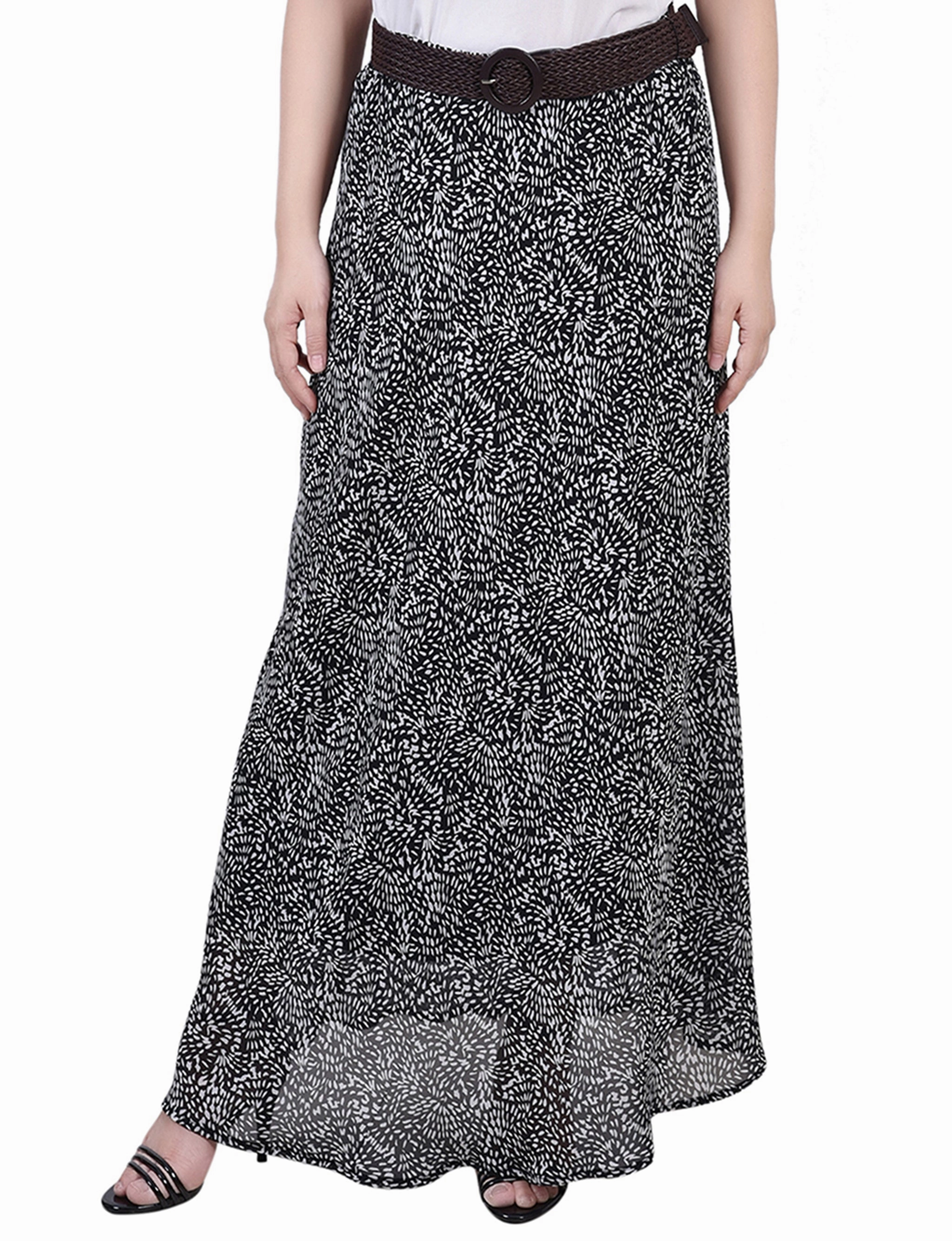 Petite Chiffon Maxi Skirt Ombre effect Exclusive Drop