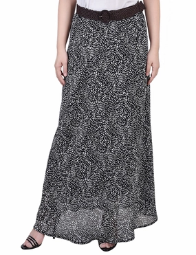 Petite Chiffon Maxi Skirt birthday party Non Irritating Texture
