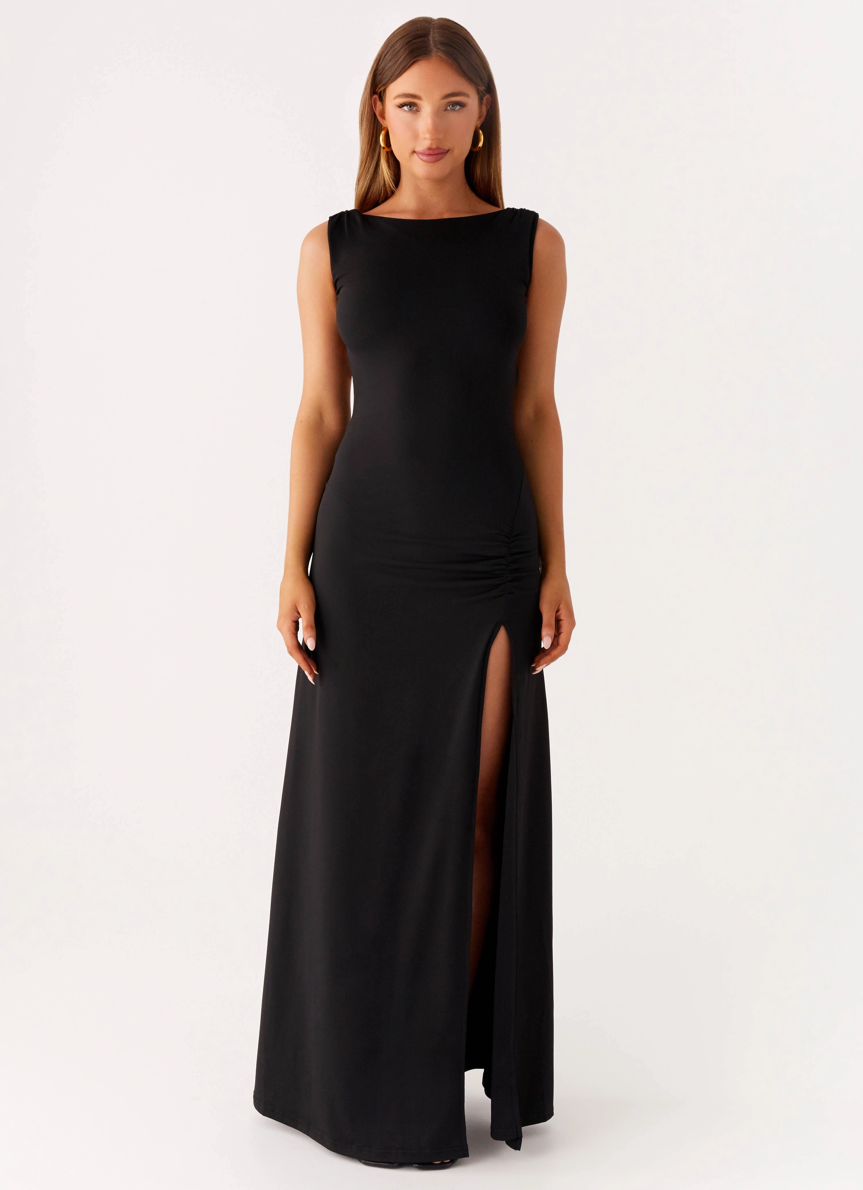 Body Positive Fit For All Phianne Maxi Dress - Black