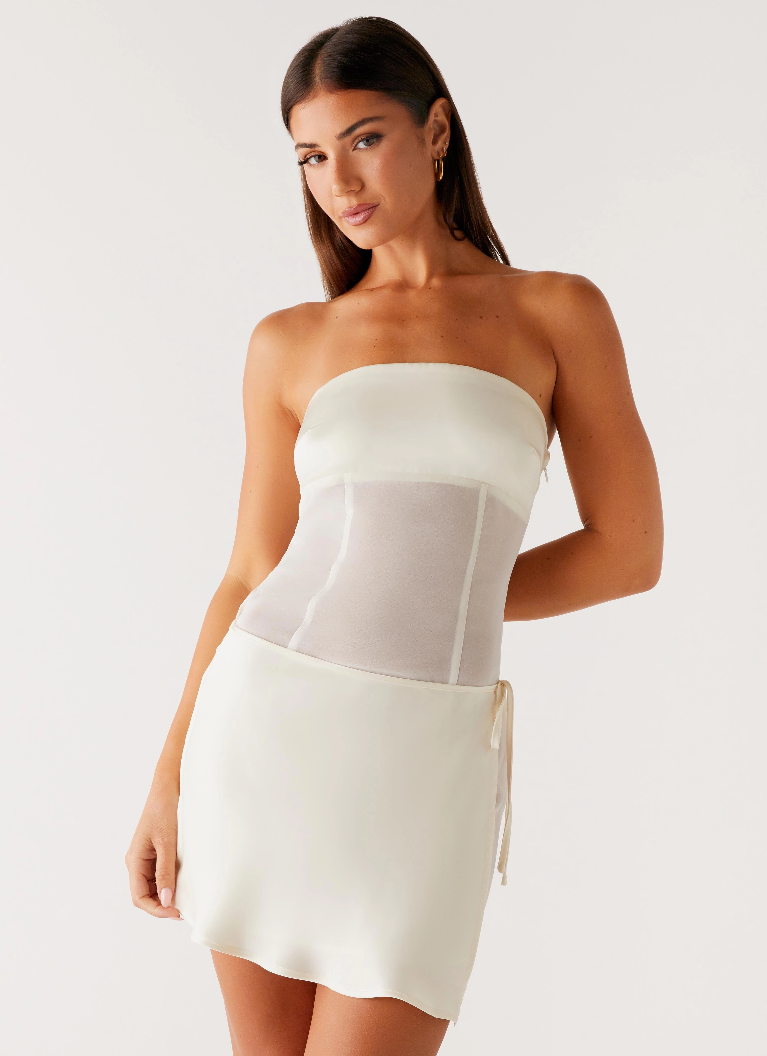 Anniversary-Event Philomena Mini Dress - Off White