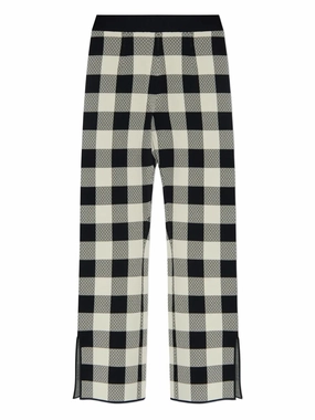 Pippa Pants in Heritage Plaid Flexible Ankle Cuffs Hygienic Inner Layer